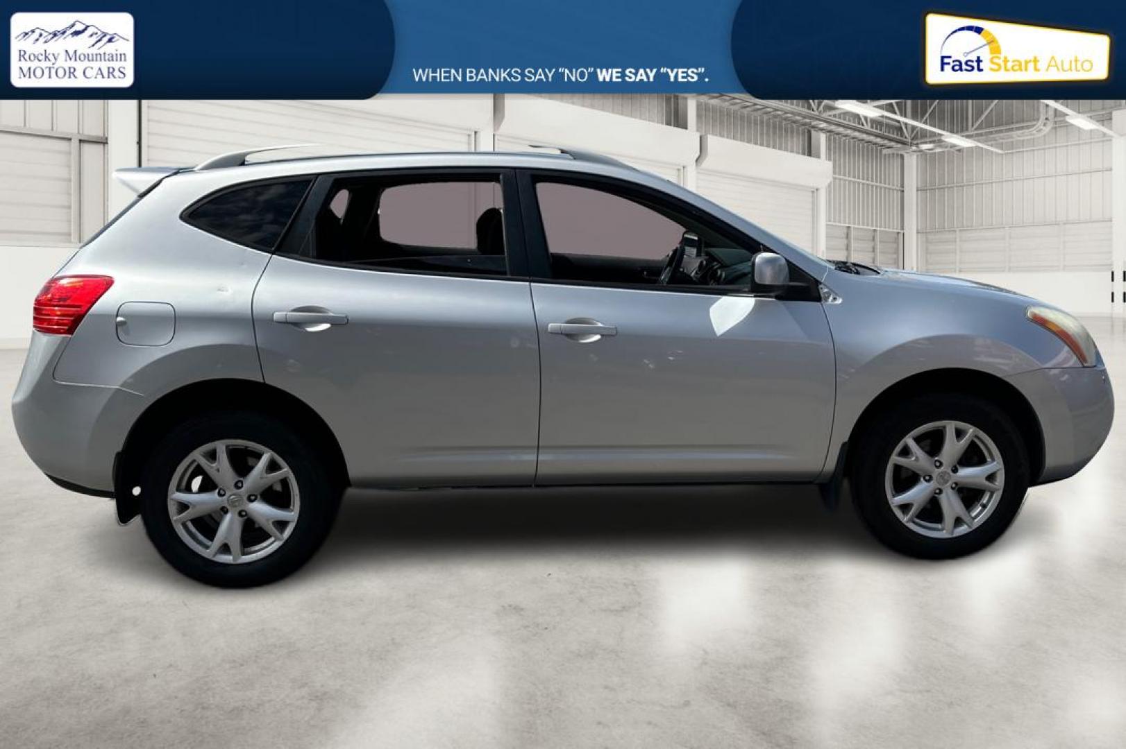 2009 Silver Nissan Rogue S 2WD (JN8AS58T49W) with an 2.5L L4 DOHC 16V engine, CVT transmission, located at 7755 State Street, Midvale, UT, 84047, (801) 753-9063, 40.610329, -111.890656 - Photo#1