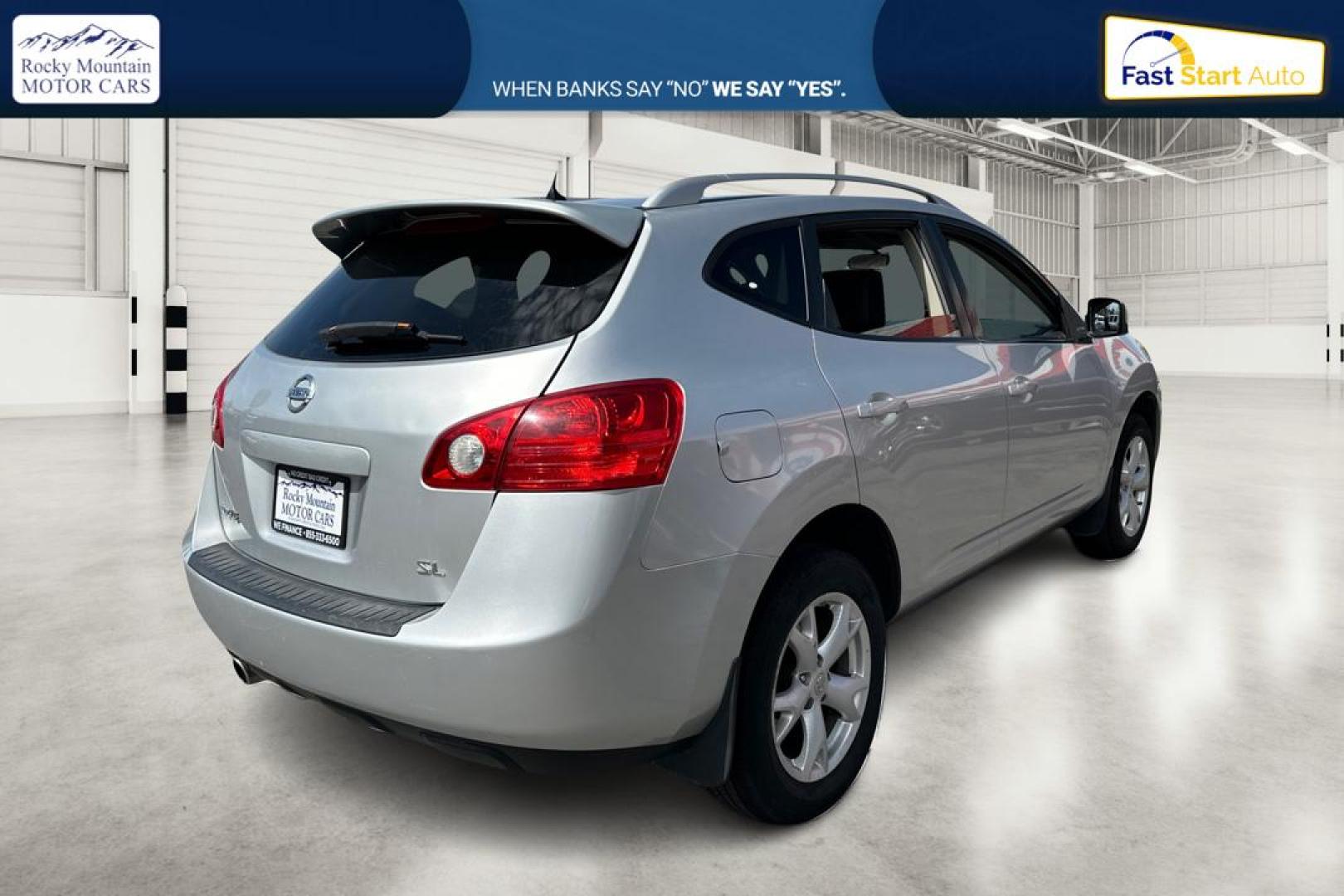 2009 Silver Nissan Rogue S 2WD (JN8AS58T49W) with an 2.5L L4 DOHC 16V engine, CVT transmission, located at 7755 State Street, Midvale, UT, 84047, (801) 753-9063, 40.610329, -111.890656 - Photo#2
