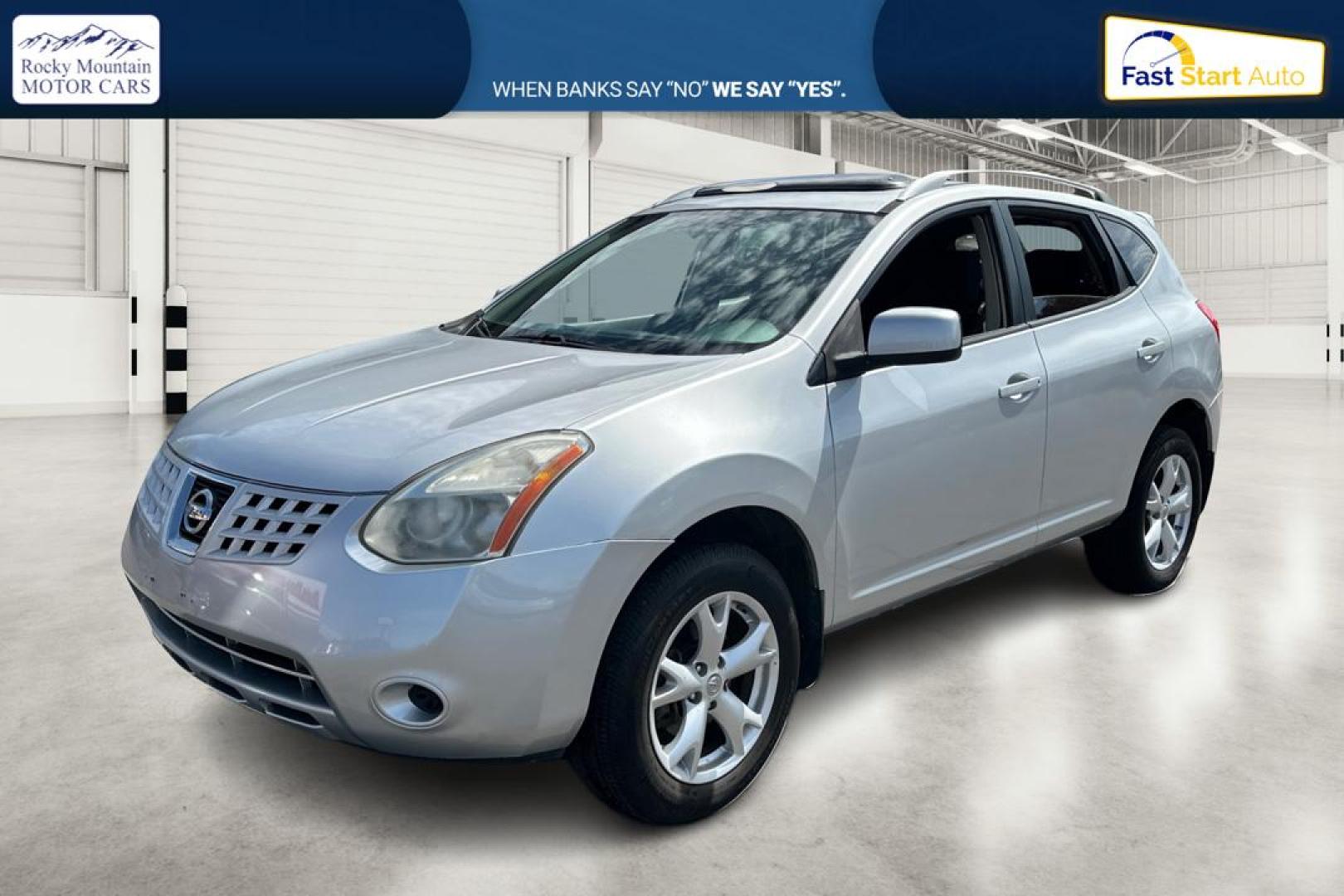 2009 Silver Nissan Rogue S 2WD (JN8AS58T49W) with an 2.5L L4 DOHC 16V engine, CVT transmission, located at 7755 State Street, Midvale, UT, 84047, (801) 753-9063, 40.610329, -111.890656 - Photo#8