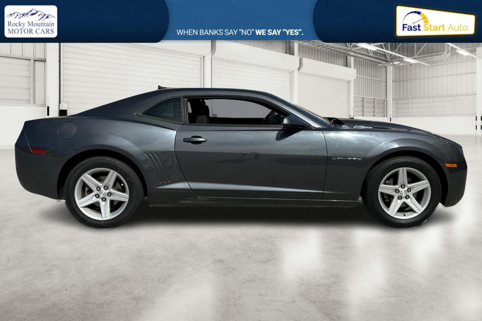 2010 Gray Chevrolet Camaro LT1 Coupe (2G1FB1EV9A9) with an 3.6L V6 DOHC 24V engine, Automatic, 6-Spd w/Overdrive and TAPshift transmission, located at 767 S State Road, Pleasant Grove, UT, 84062, (801) 785-1058, 40.354839, -111.736687 - Photo#1