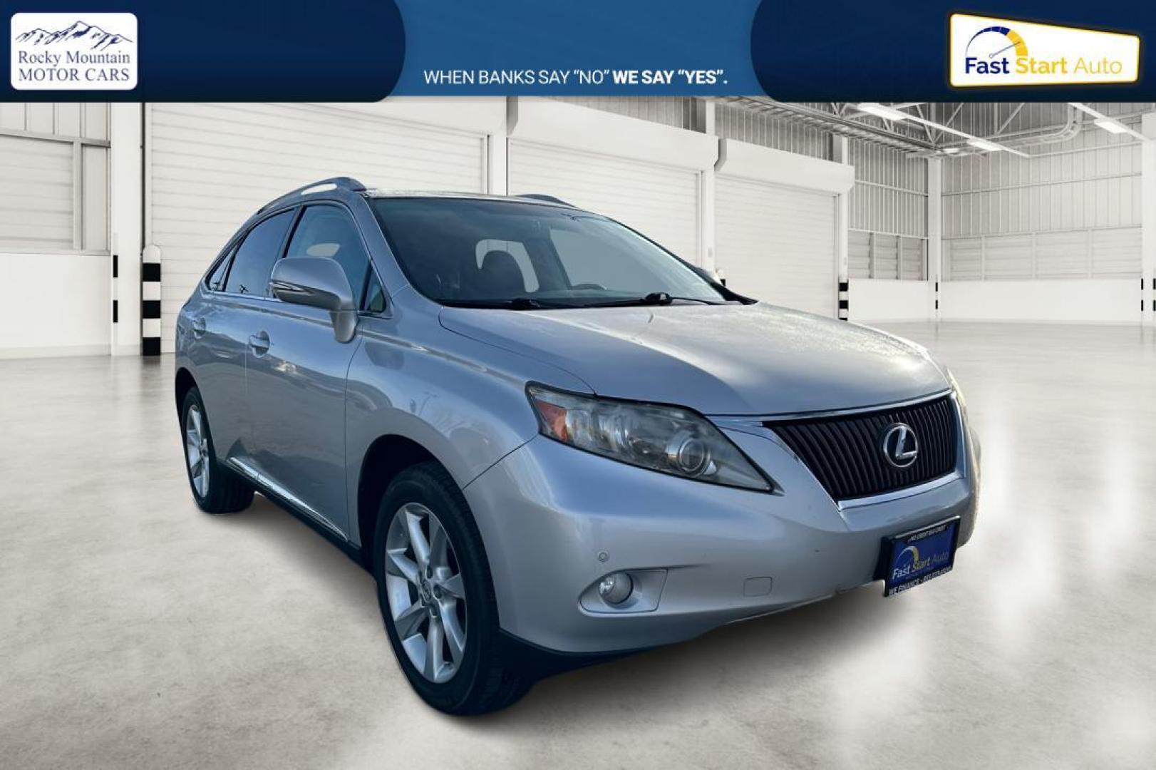 2010 Silver Lexus RX 350 FWD (JTJZK1BA3A2) with an 3.5L V6 DOHC 24V engine, 5-Speed Automatic transmission, located at 7755 State Street, Midvale, UT, 84047, (801) 753-9063, 40.610329, -111.890656 - Photo#0
