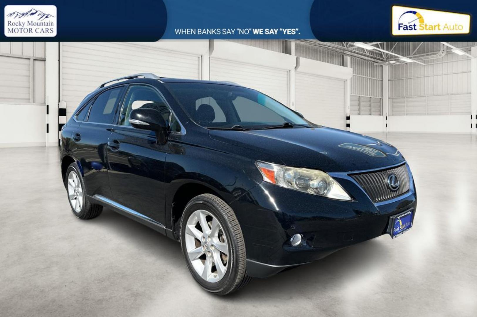 2010 Black Lexus RX 350 FWD (2T2ZK1BA1AC) with an 3.5L V6 DOHC 24V engine, 5-Speed Automatic Overdrive transmission, located at 7755 State Street, Midvale, UT, 84047, (801) 753-9063, 40.610329, -111.890656 - Photo#0