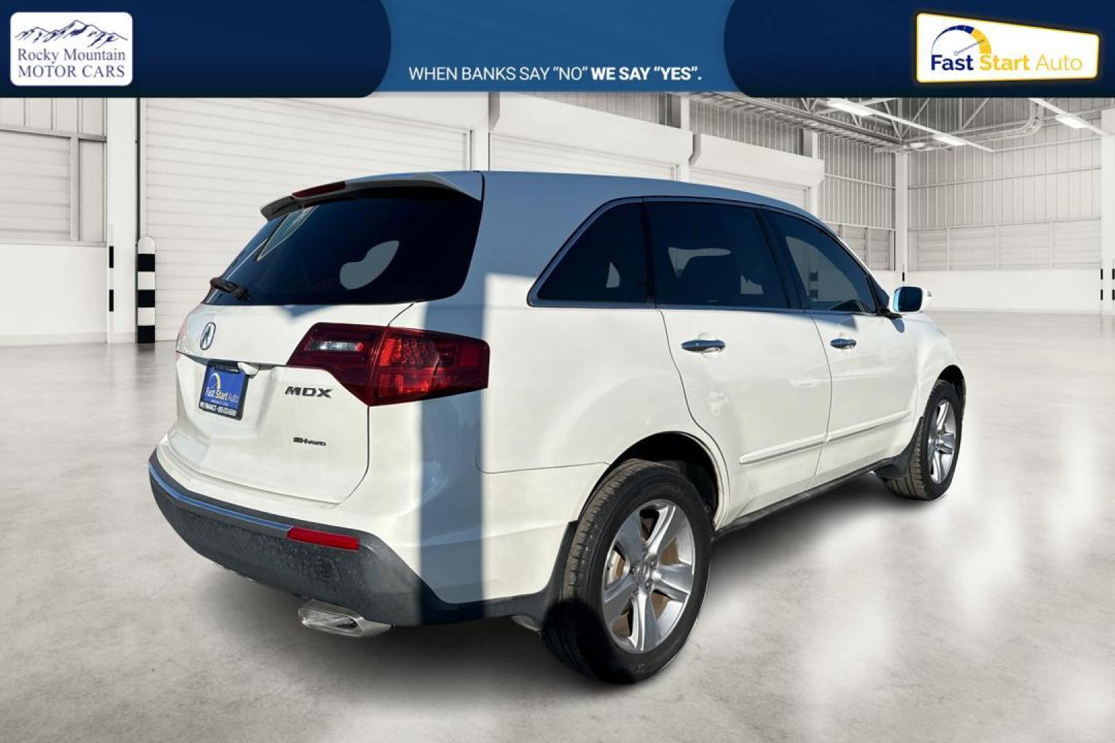 2011 White Acura MDX 6-Spd AT w/Tech Package (2HNYD2H66BH) with an 3.5L V6 SOHC 24V engine, 6-Speed Automatic transmission, located at 7755 State Street, Midvale, UT, 84047, (801) 753-9063, 40.610329, -111.890656 - Photo#2