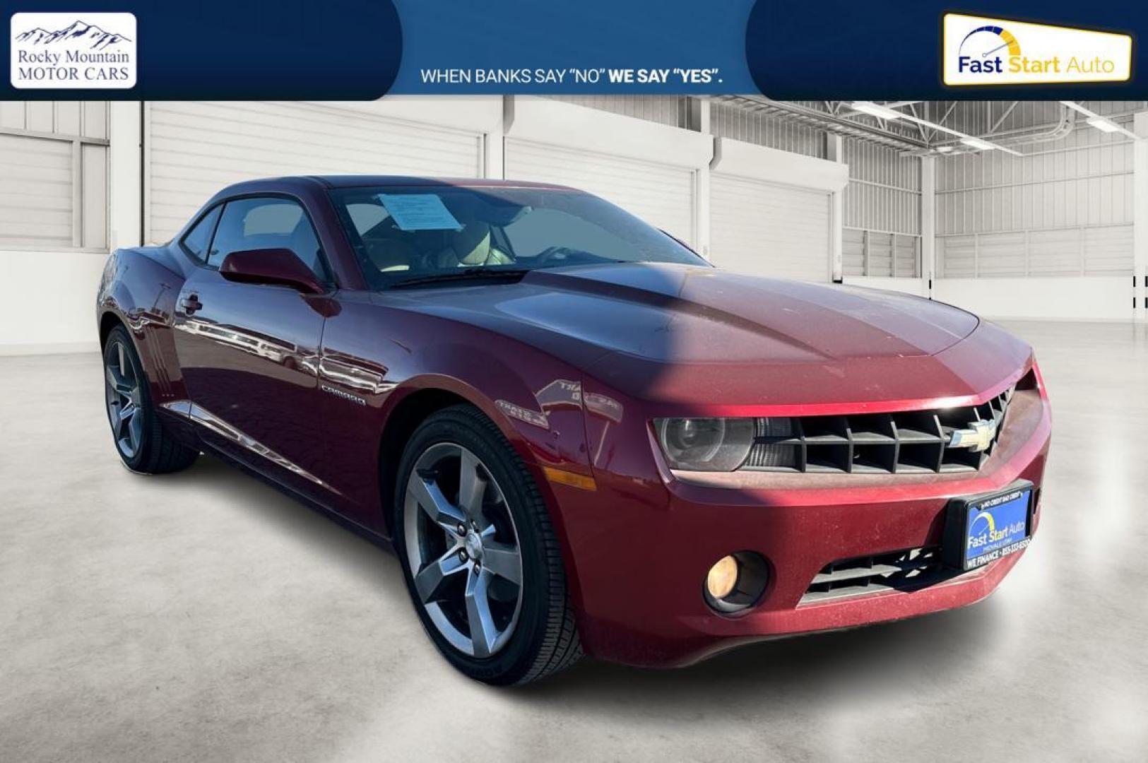 2011 Red Chevrolet Camaro LT2 Coupe (2G1FC1ED1B9) with an 3.6L V6 DOHC 24V engine, 6-Speed Automatic transmission, located at 7755 State Street, Midvale, UT, 84047, (801) 753-9063, 40.610329, -111.890656 - Photo#0