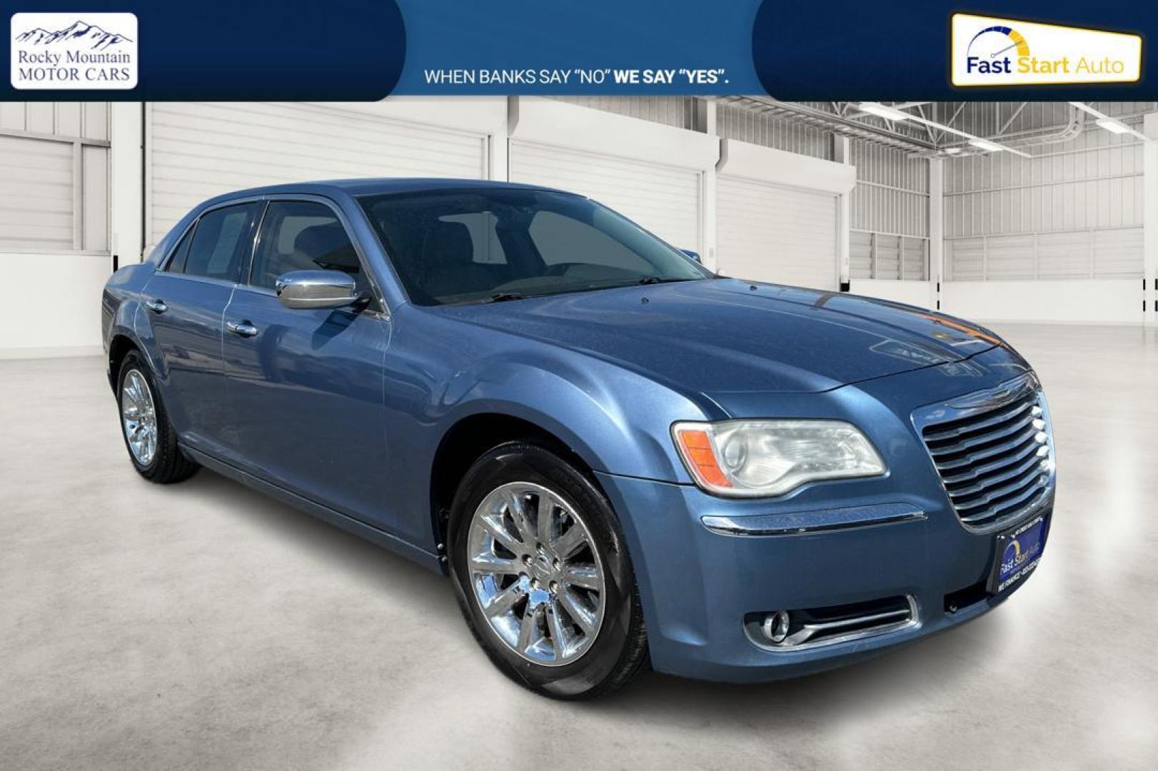 2011 Blue Chrysler 300 C RWD (2C3CA6CT5BH) with an 5.7L V8 OHV 16V engine, 5-Speed Automatic transmission, located at 7755 State Street, Midvale, UT, 84047, (801) 753-9063, 40.610329, -111.890656 - Photo#0