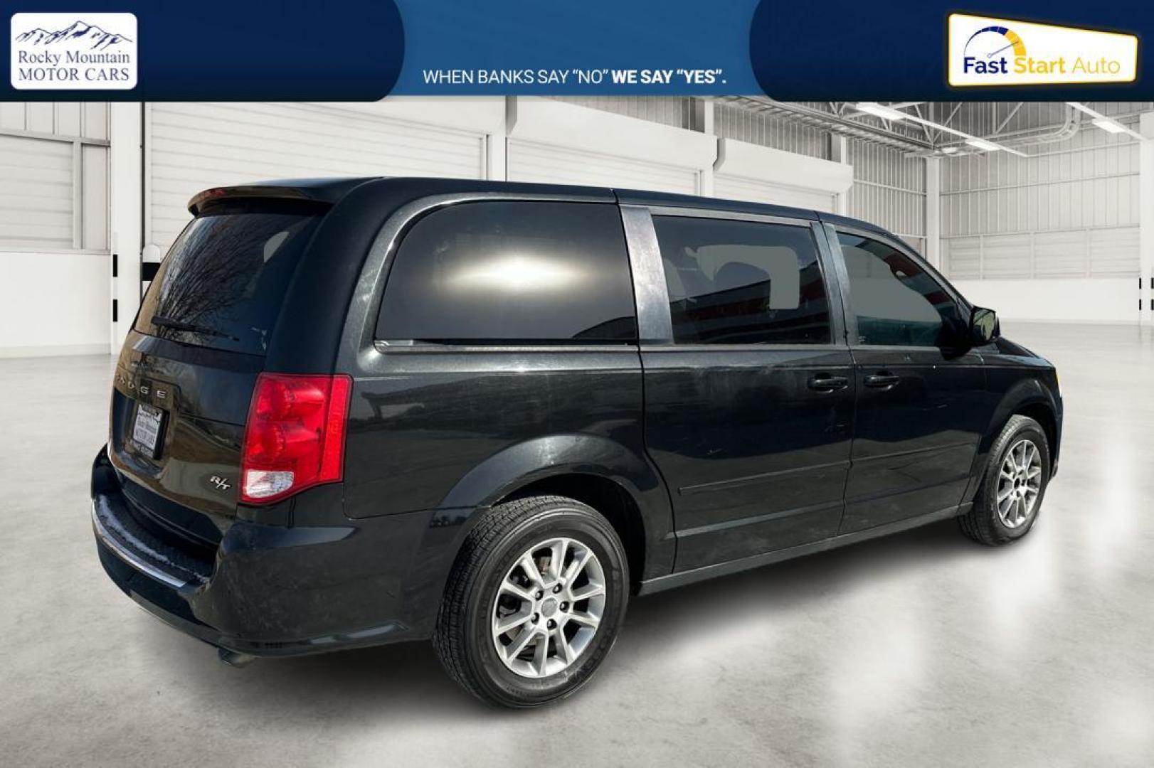 2011 Black Dodge Grand Caravan R/T (2D4RN7DG4BR) with an V6 Flex Fuel 3.6 Liter engine, 6-Speed Automatic transmission, located at 7755 State Street, Midvale, UT, 84047, (801) 753-9063, 40.610329, -111.890656 - Photo#2