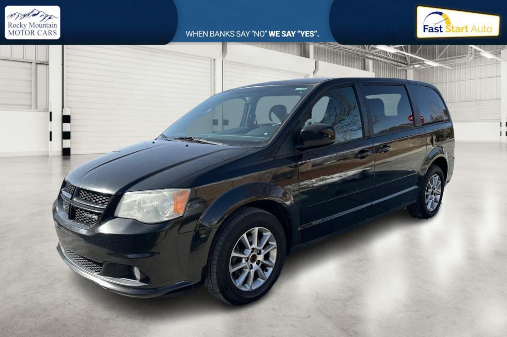 2011 Black Dodge Grand Caravan R/T (2D4RN7DG4BR) with an V6 Flex Fuel 3.6 Liter engine, 6-Speed Automatic transmission, located at 7755 State Street, Midvale, UT, 84047, (801) 753-9063, 40.610329, -111.890656 - Photo#8