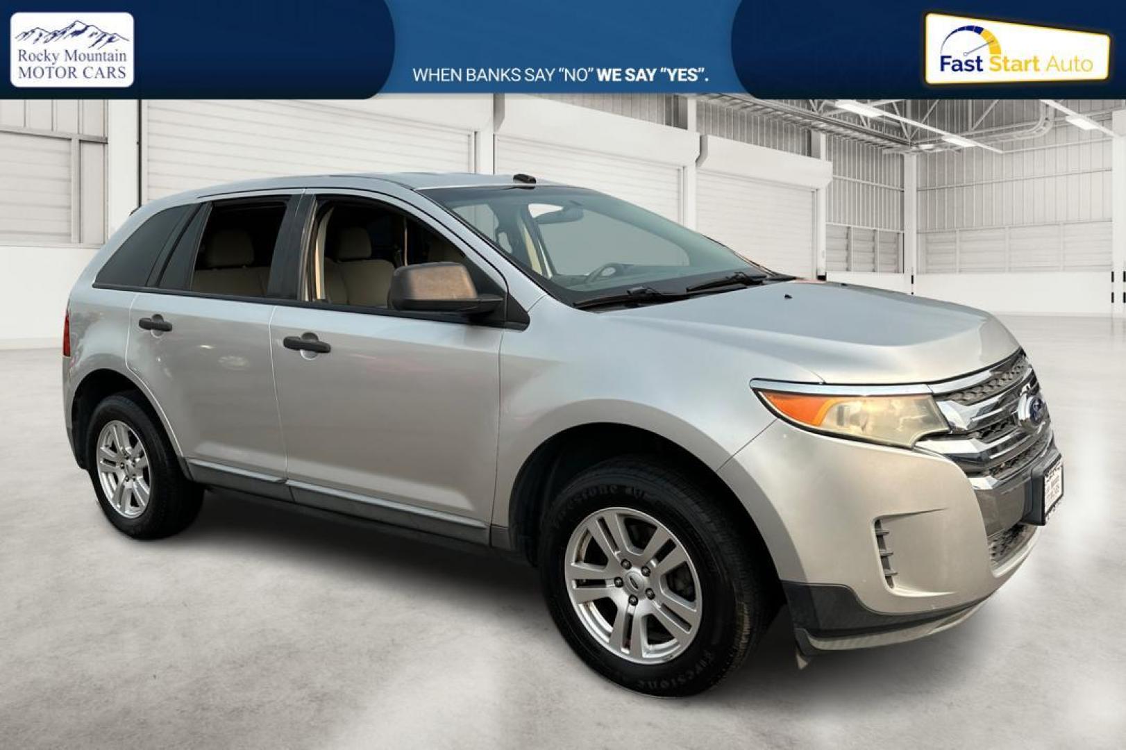 2011 Silver Ford Edge SE FWD (2FMDK3GC1BB) with an 3.5L V6 DOHC 24V engine, 6-Speed Automatic transmission, located at 7755 State Street, Midvale, UT, 84047, (801) 753-9063, 40.610329, -111.890656 - Photo#0