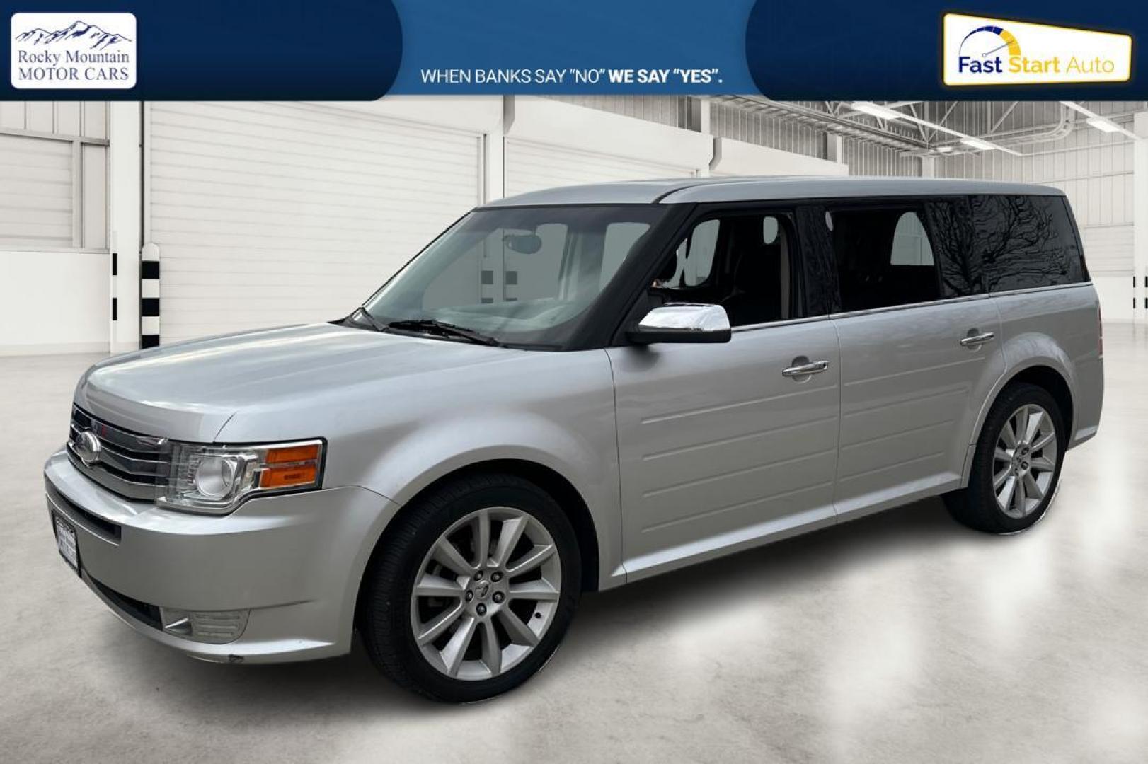 2011 Silver Ford Flex Limited AWD (2FMHK6DT9BB) with an 3.5L V6 DOHC 24V engine, 6-Speed Automatic Overdrive transmission, located at 7755 State Street, Midvale, UT, 84047, (801) 753-9063, 40.610329, -111.890656 - Photo#8