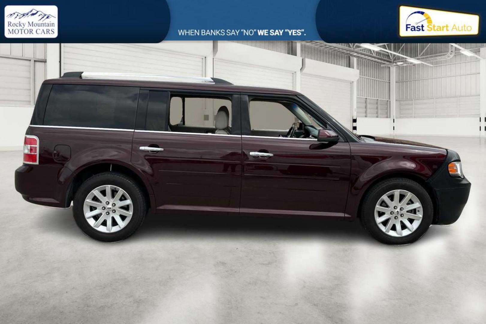 2011 Purple Ford Flex SEL FWD (2FMGK5CC4BB) with an 3.5L V6 DOHC 24V engine, 6-Speed Automatic Overdrive transmission, located at 767 S State Road, Pleasant Grove, UT, 84062, (801) 785-1058, 40.354839, -111.736687 - Photo#1
