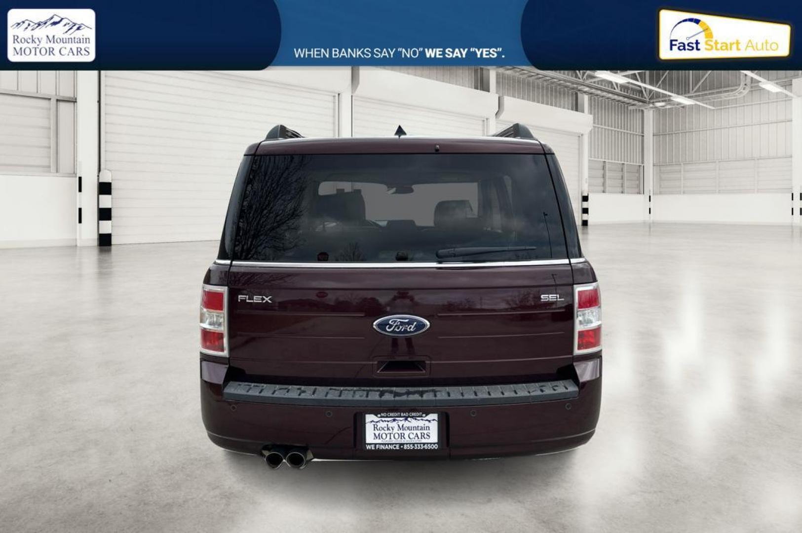 2011 Purple Ford Flex SEL FWD (2FMGK5CC4BB) with an 3.5L V6 DOHC 24V engine, 6-Speed Automatic Overdrive transmission, located at 767 S State Road, Pleasant Grove, UT, 84062, (801) 785-1058, 40.354839, -111.736687 - Photo#4