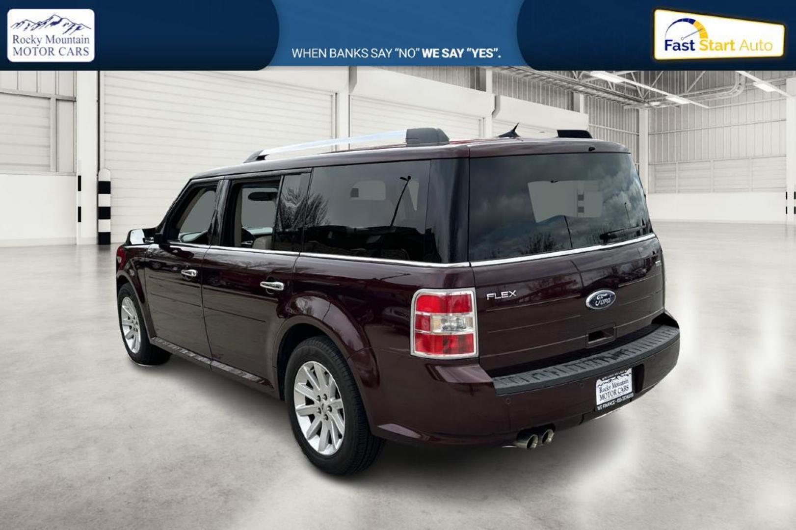 2011 Purple Ford Flex SEL FWD (2FMGK5CC4BB) with an 3.5L V6 DOHC 24V engine, 6-Speed Automatic Overdrive transmission, located at 767 S State Road, Pleasant Grove, UT, 84062, (801) 785-1058, 40.354839, -111.736687 - Photo#5