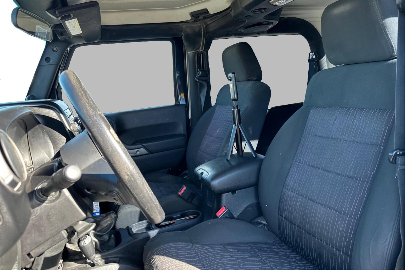 2011 Black Jeep Wrangler Sport 4WD (1J4AA2D12BL) with an 3.8L V6 OHV 12V engine, Automatic, 4-Spd w/Overdrive transmission, located at 767 S State Road, Pleasant Grove, UT, 84062, (801) 785-1058, 40.354839, -111.736687 - Photo#14