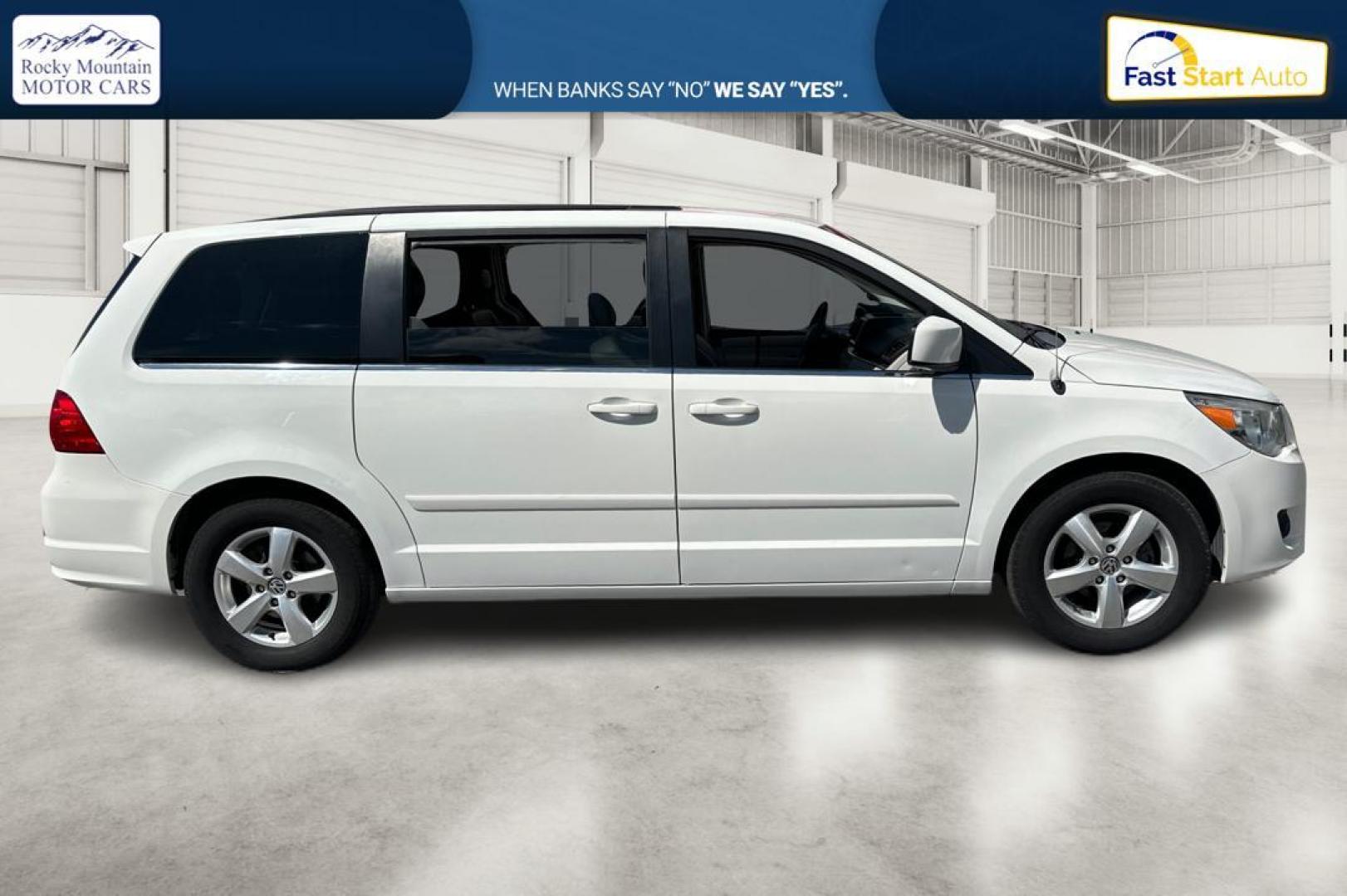 2011 White Volkswagen Routan SE (2V4RW3DG8BR) with an 3.6L V6 DOHC 24V engine, 6-Speed Automatic transmission, located at 344 S Washington Blvd, Ogden, UT, 84404, (801) 399-1799, 41.255482, -111.970848 - Photo#1