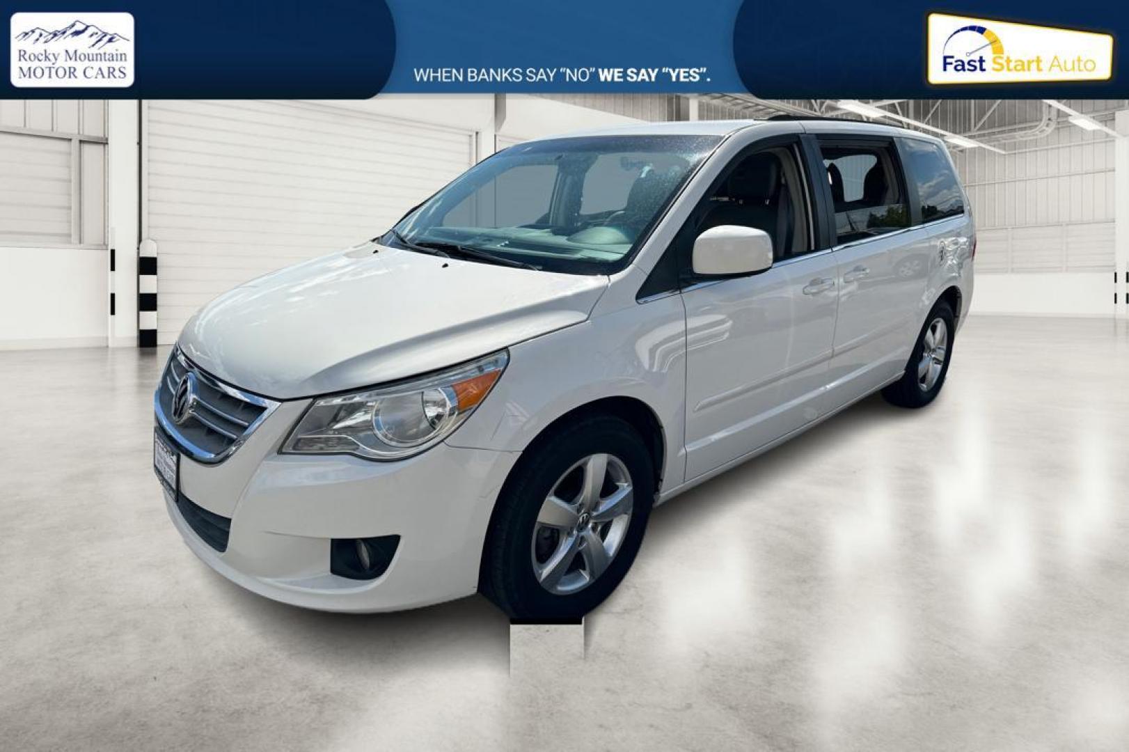 2011 White Volkswagen Routan SE (2V4RW3DG8BR) with an 3.6L V6 DOHC 24V engine, 6-Speed Automatic transmission, located at 344 S Washington Blvd, Ogden, UT, 84404, (801) 399-1799, 41.255482, -111.970848 - Photo#6