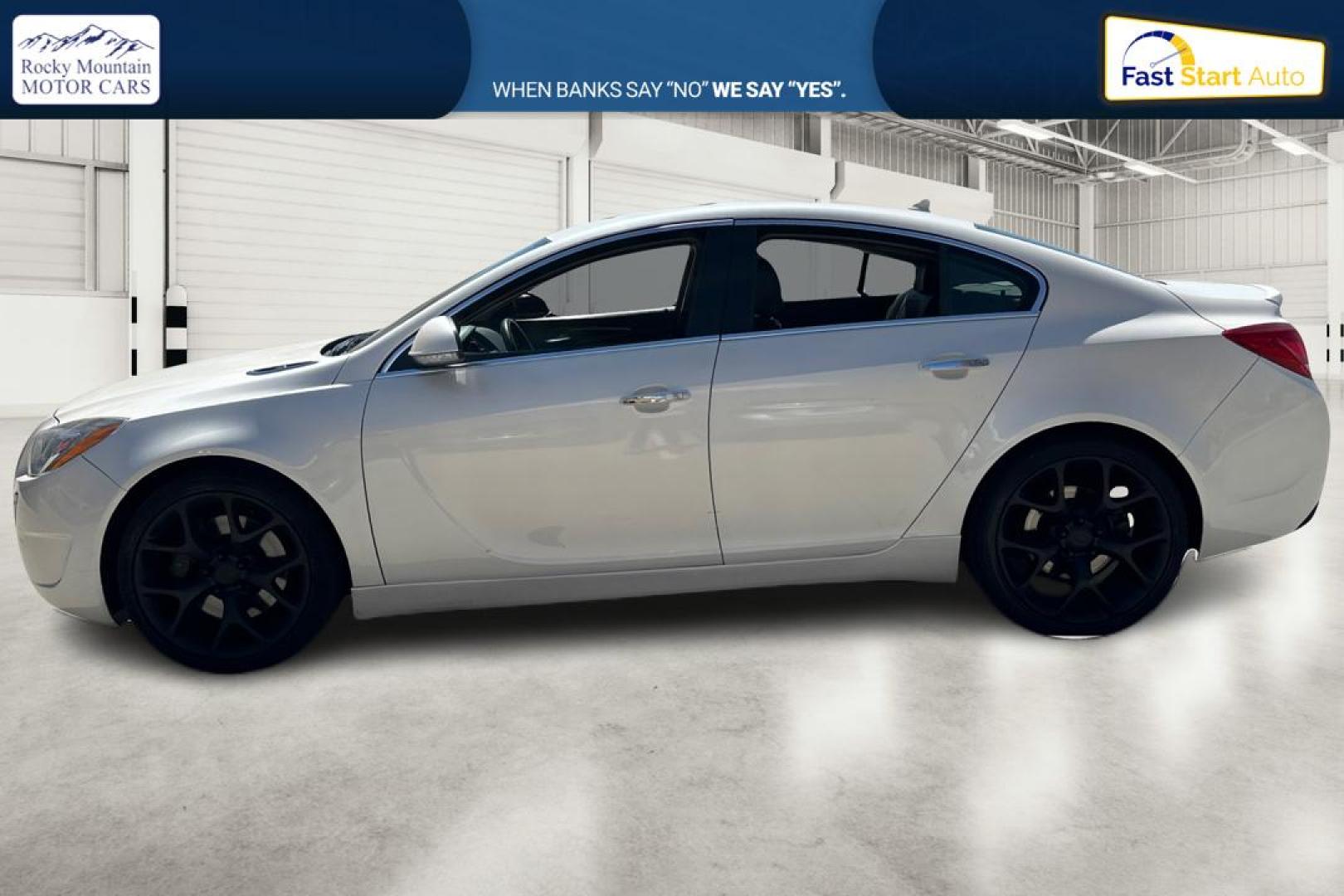 2012 White Buick Regal GS (2G4GV5GV1C9) with an 2.2L L4 DOHC 16V TURBO engine, Automatic, 6-Spd w/Overdrive and Shift Control transmission, located at 767 S State Road, Pleasant Grove, UT, 84062, (801) 785-1058, 40.354839, -111.736687 - Photo#6