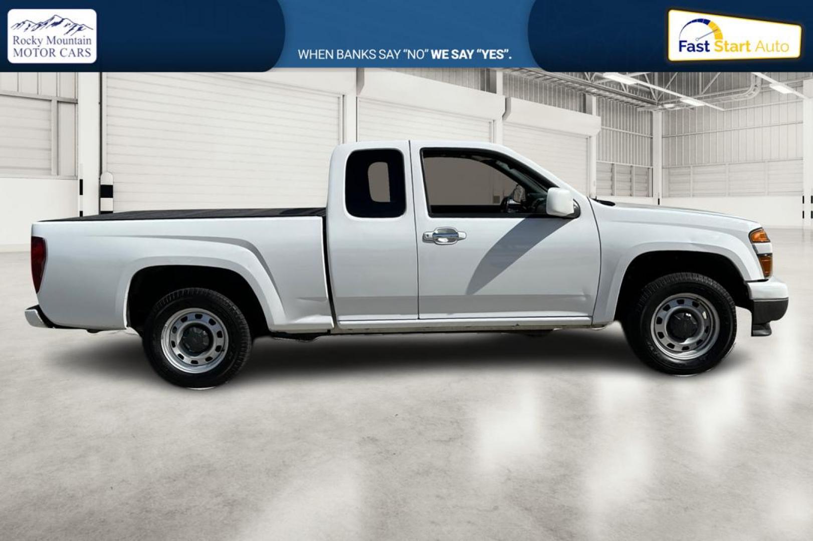 2012 White Chevrolet Colorado Work Truck Ext. Cab 2WD (1GCESBFE9C8) with an 3.7L L5 DOHC 20V engine, Automatic, 4-Spd w/Overdrive transmission, located at 7755 State Street, Midvale, UT, 84047, (801) 753-9063, 40.610329, -111.890656 - Photo#1