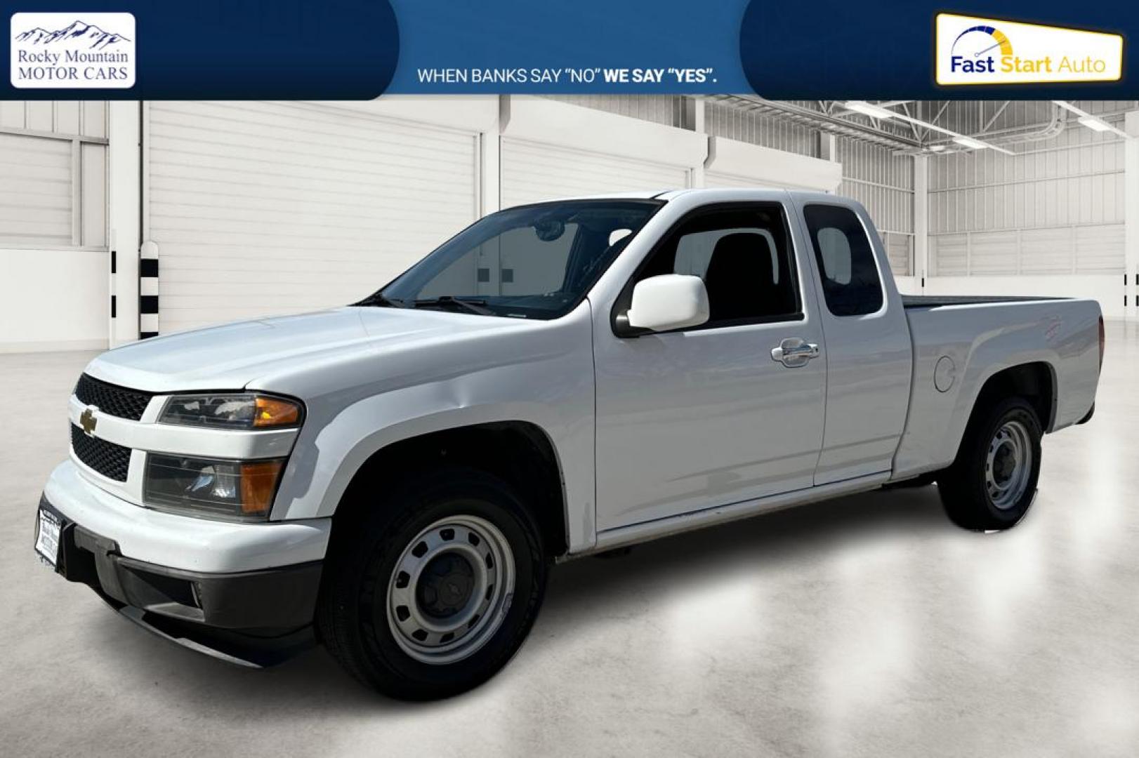 2012 White Chevrolet Colorado Work Truck Ext. Cab 2WD (1GCESBFE9C8) with an 3.7L L5 DOHC 20V engine, Automatic, 4-Spd w/Overdrive transmission, located at 7755 State Street, Midvale, UT, 84047, (801) 753-9063, 40.610329, -111.890656 - Photo#8