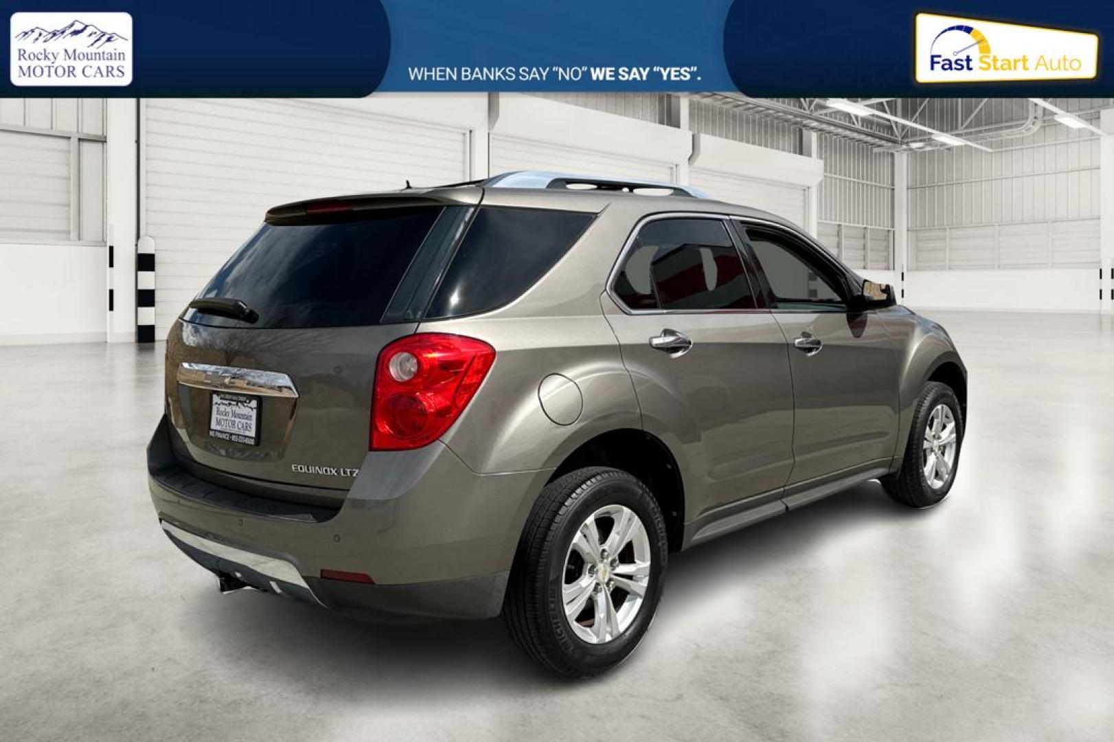2012 Brown Chevrolet Equinox LTZ 2WD (2GNALFEK3C6) with an 2.4L L4 DOHC 16V engine, 6-Speed Automatic transmission, located at 344 S Washington Blvd, Ogden, UT, 84404, (801) 399-1799, 41.255482, -111.970848 - Photo#2