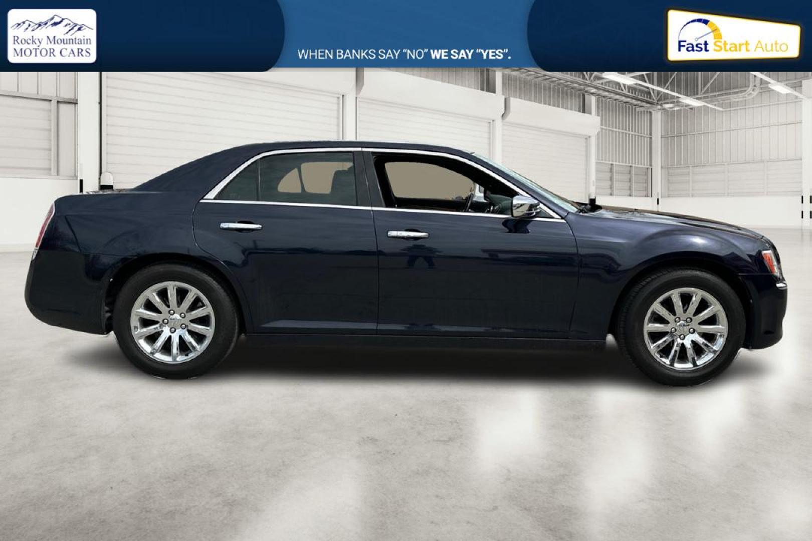 2012 Blue Chrysler 300 Limited RWD (2C3CCACG8CH) with an 3.6L V6 SOHC 24V engine, 5-Speed Automatic transmission, located at 767 S State Road, Pleasant Grove, UT, 84062, (801) 785-1058, 40.354839, -111.736687 - Photo#1