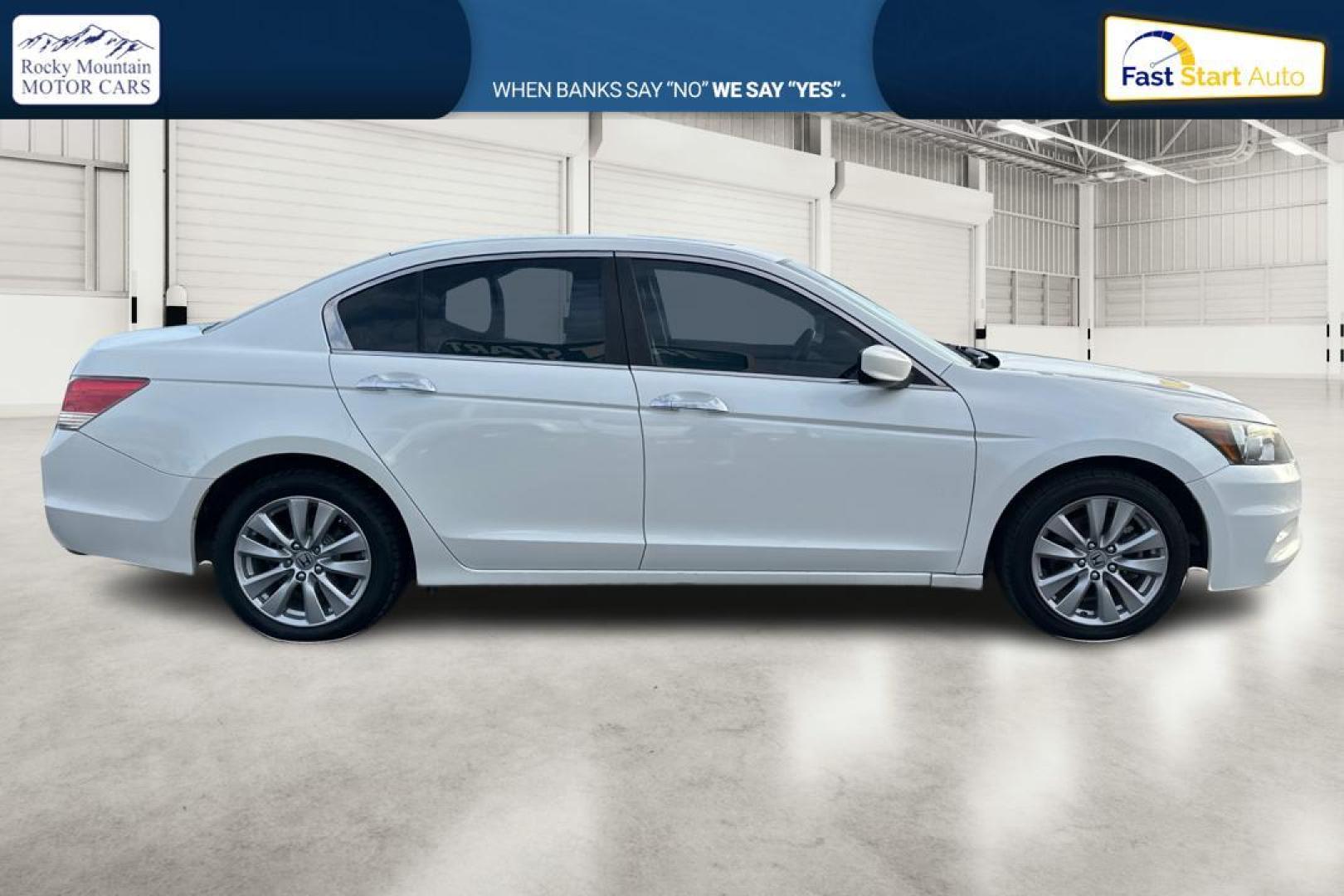 2012 White Honda Accord EX-L V6 Sedan AT (1HGCP3F88CA) with an 3.5L V6 SOHC 24V engine, 5-Speed Automatic transmission, located at 7755 State Street, Midvale, UT, 84047, (801) 753-9063, 40.610329, -111.890656 - Photo#1