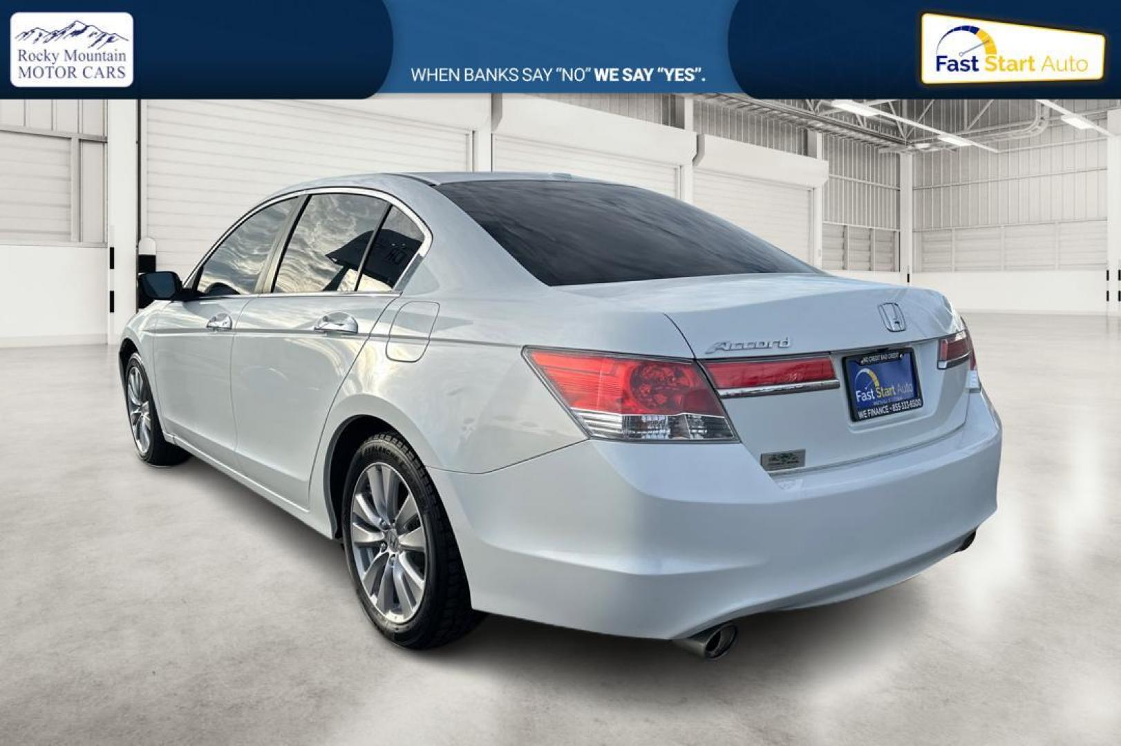 2012 White Honda Accord EX-L V6 Sedan AT (1HGCP3F88CA) with an 3.5L V6 SOHC 24V engine, 5-Speed Automatic transmission, located at 7755 State Street, Midvale, UT, 84047, (801) 753-9063, 40.610329, -111.890656 - Photo#5