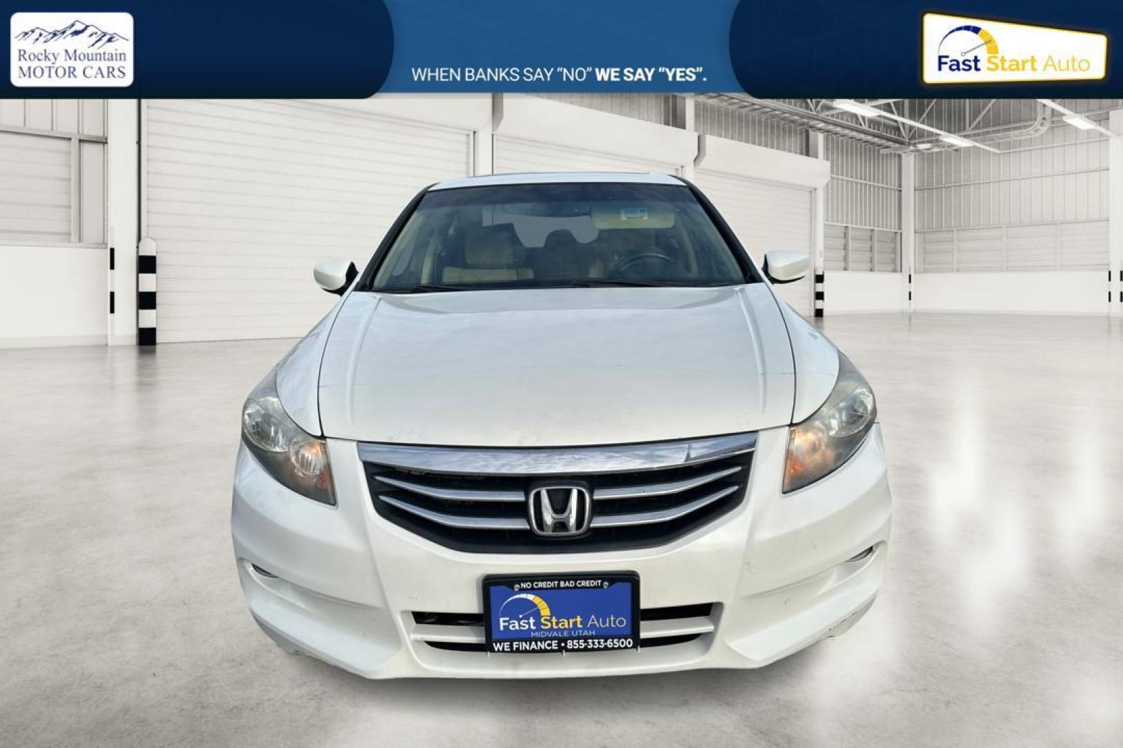 2012 White Honda Accord EX-L V6 Sedan AT (1HGCP3F88CA) with an 3.5L V6 SOHC 24V engine, 5-Speed Automatic transmission, located at 7755 State Street, Midvale, UT, 84047, (801) 753-9063, 40.610329, -111.890656 - Photo#9
