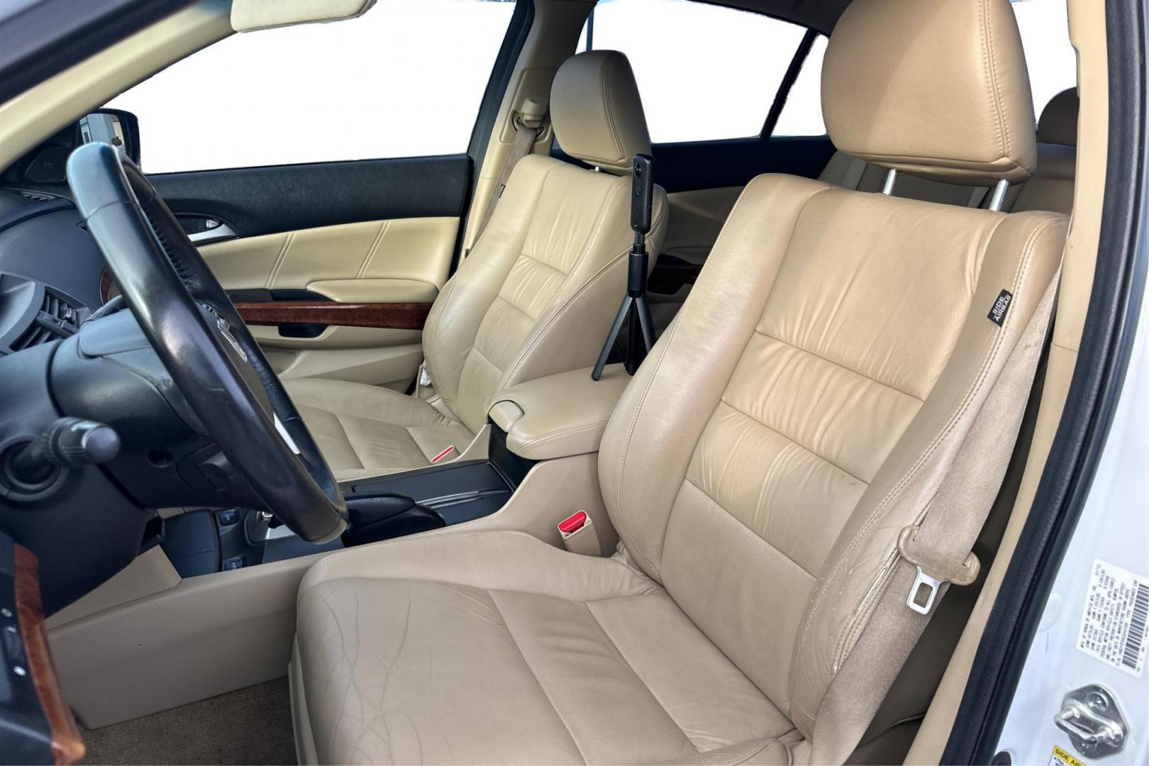 2012 White Honda Accord EX-L V6 Sedan AT (1HGCP3F88CA) with an 3.5L V6 SOHC 24V engine, 5-Speed Automatic transmission, located at 7755 State Street, Midvale, UT, 84047, (801) 753-9063, 40.610329, -111.890656 - Photo#14