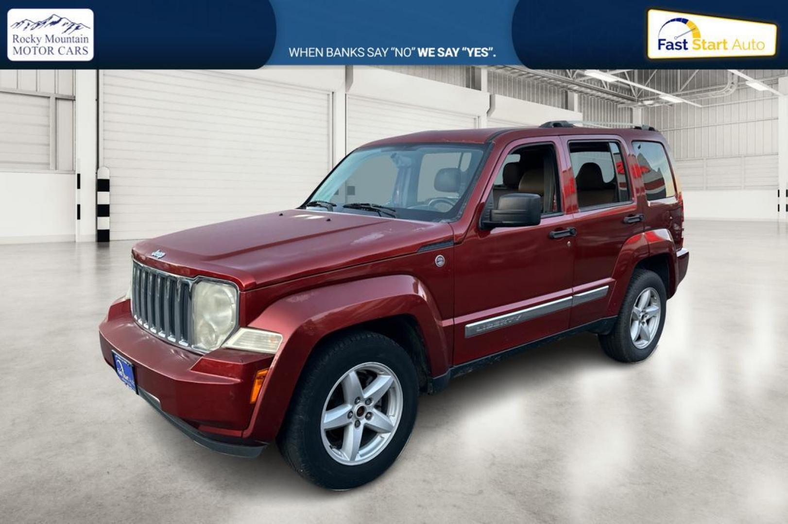 2012 Red Jeep Liberty Limited 4WD (1C4PJMCK5CW) with an 3.7L V6 SOHC 12V engine, 4-Speed Automatic transmission, located at 7755 State Street, Midvale, UT, 84047, (801) 753-9063, 40.610329, -111.890656 - Photo#8