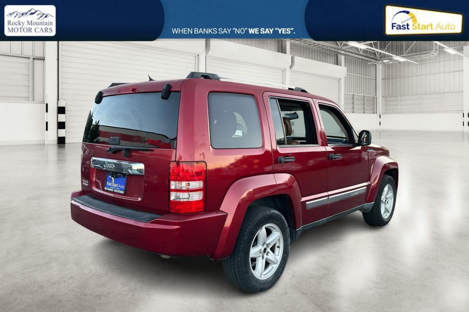 2012 Red Jeep Liberty Limited 4WD (1C4PJMCK5CW) with an 3.7L V6 SOHC 12V engine, 4-Speed Automatic transmission, located at 7755 State Street, Midvale, UT, 84047, (801) 753-9063, 40.610329, -111.890656 - Photo#2