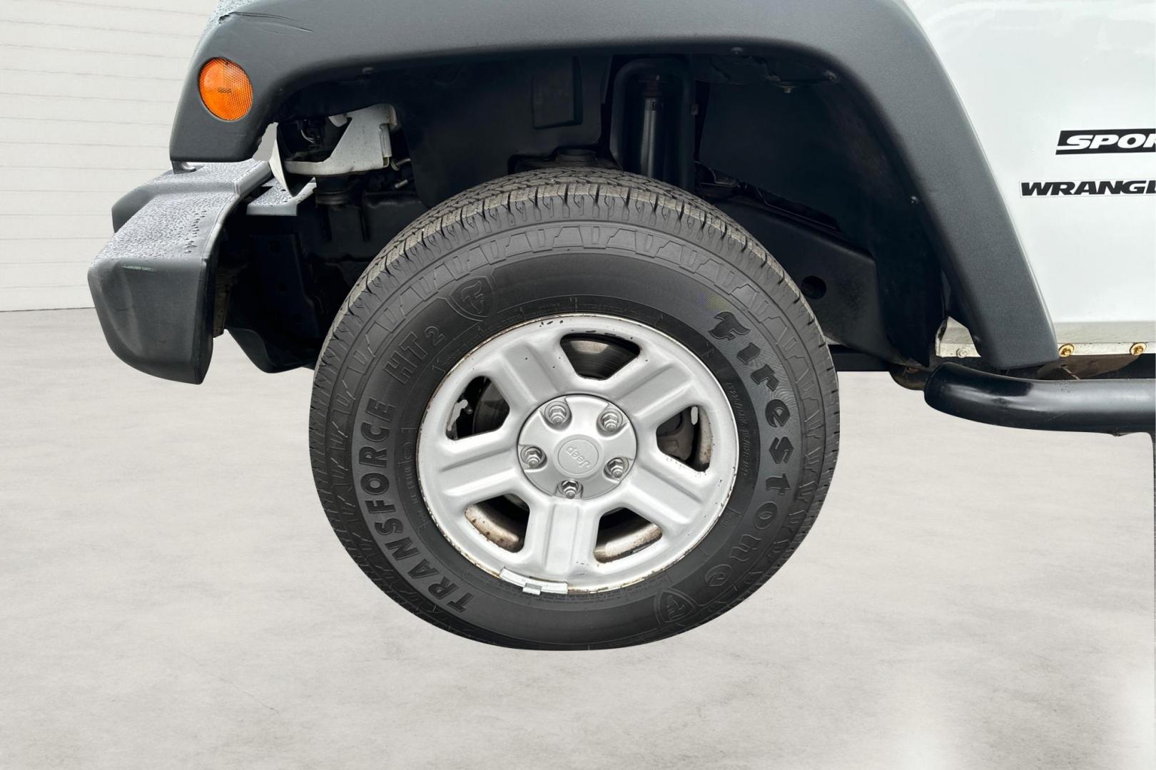2012 White Jeep Wrangler Sport 4WD (1C4AJWAG0CL) with an 3.6L V6 DOHC 24V FFV engine, Automatic, 5-Spd transmission, located at 344 S Washington Blvd, Ogden, UT, 84404, (801) 399-1799, 41.255482, -111.970848 - Photo#12