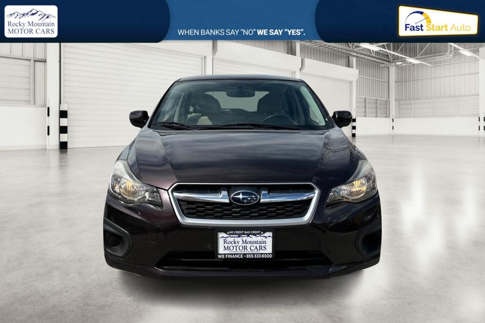 2012 Purple Subaru Impreza Premium 5-Door (JF1GPAB69CG) with an 2.0L H4 DOHC 16V engine, Continuously Variable Transmission transmission, located at 767 S State Road, Pleasant Grove, UT, 84062, (801) 785-1058, 40.354839, -111.736687 - Photo#9