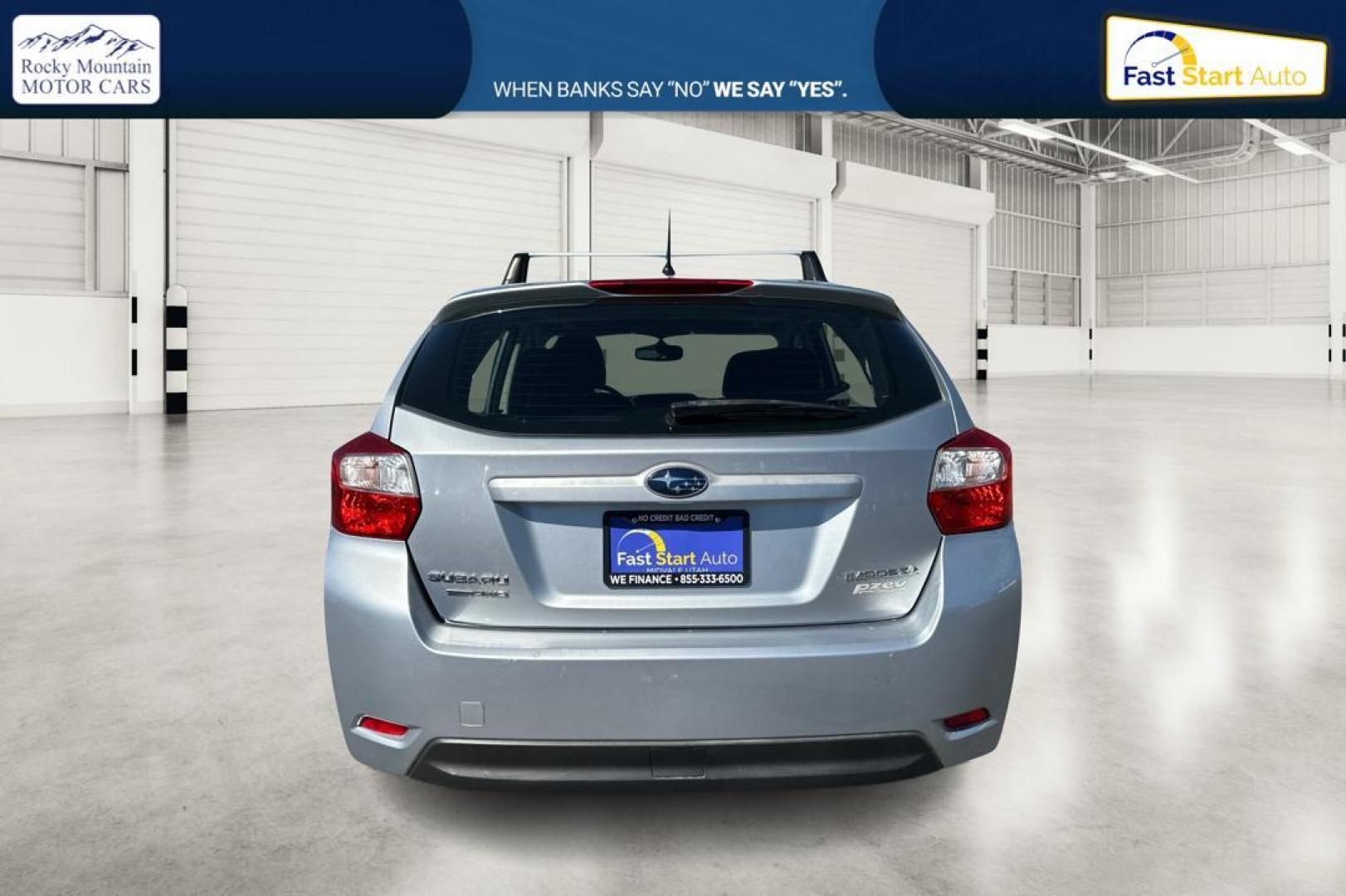 2012 Silver Subaru Impreza Premium Plus 5-Door+S/R (JF1GPAD65CH) with an 2.0L H4 DOHC 16V engine, Continuously Variable Transmission transmission, located at 7755 State Street, Midvale, UT, 84047, (801) 753-9063, 40.610329, -111.890656 - Photo#3