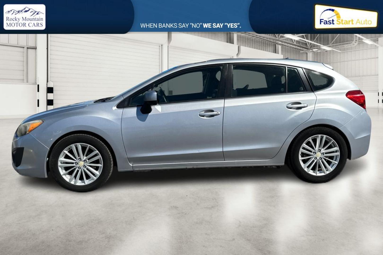 2012 Silver Subaru Impreza Premium Plus 5-Door+S/R (JF1GPAD65CH) with an 2.0L H4 DOHC 16V engine, Continuously Variable Transmission transmission, located at 7755 State Street, Midvale, UT, 84047, (801) 753-9063, 40.610329, -111.890656 - Photo#5