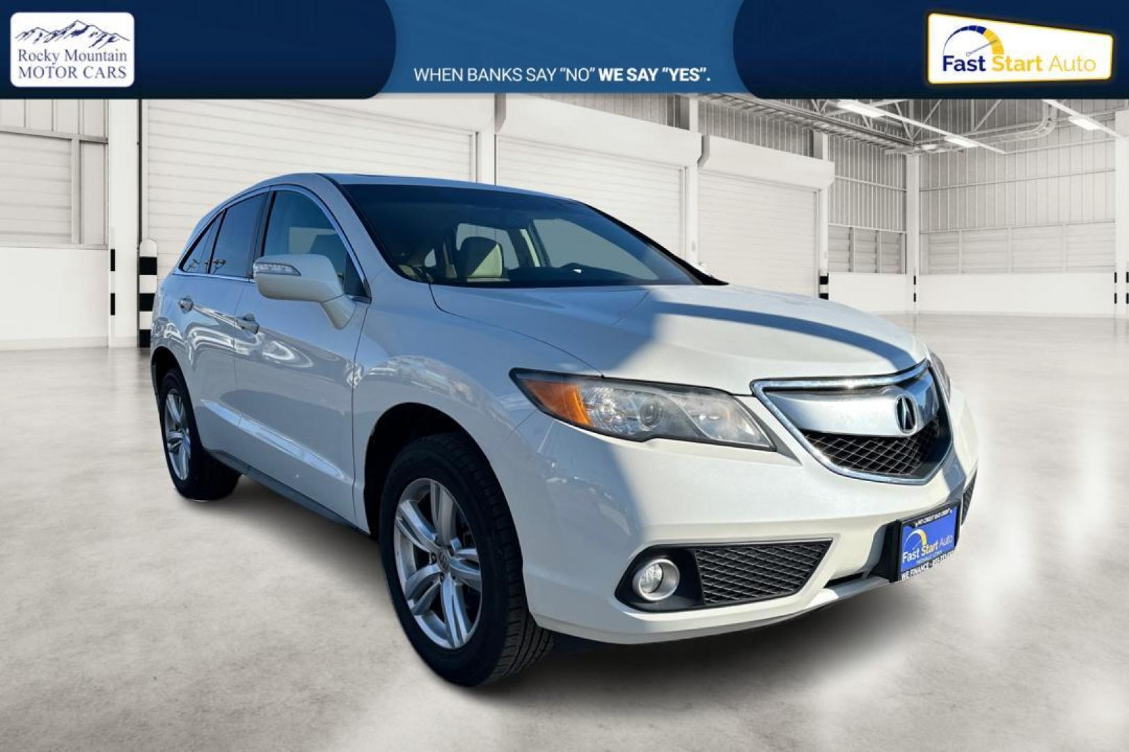 2013 White Acura RDX 6-Spd AT w/ Technology Package (5J8TB3H5XDL) with an 2.3L L4 DOHC 16V engine, 6-Speed Automatic transmission, located at 7755 State Street, Midvale, UT, 84047, (801) 753-9063, 40.610329, -111.890656 - Photo#0