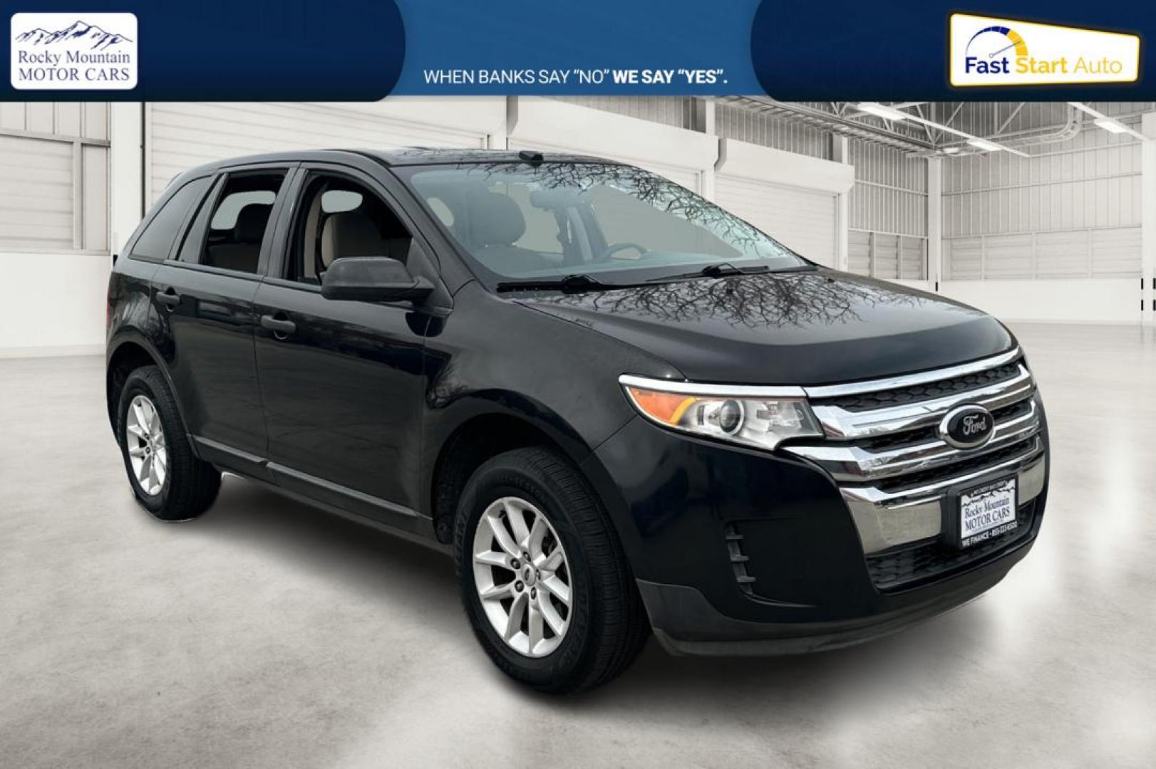 2013 Black Ford Edge SE FWD (2FMDK3GC9DB) with an 3.5L V6 DOHC 24V engine, 6-Speed Automatic transmission, located at 767 S State Road, Pleasant Grove, UT, 84062, (801) 785-1058, 40.354839, -111.736687 - Photo#0
