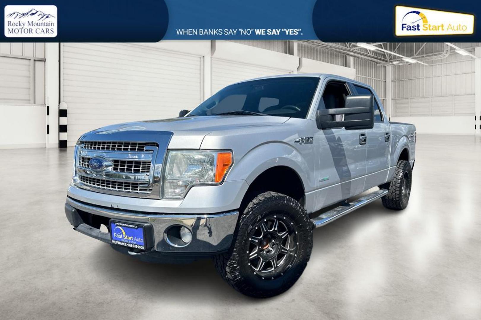 2013 Silver Ford F-150 XLT SuperCrew 6.5-ft. Bed 4WD (1FTFW1ET3DK) with an 3.5L V6 TURBO engine, 6-Speed Automatic transmission, located at 7755 State Street, Midvale, UT, 84047, (801) 753-9063, 40.610329, -111.890656 - Photo#6