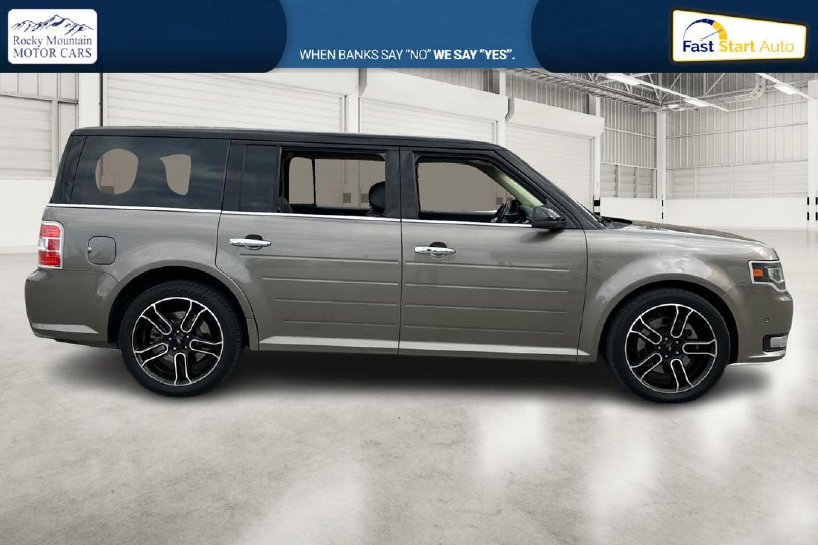 2013 Gray Ford Flex Limited AWD (2FMHK6DT0DB) with an 3.5L V6 DOHC 24V engine, 6-Speed Automatic Overdrive transmission, located at 7755 State Street, Midvale, UT, 84047, (801) 753-9063, 40.610329, -111.890656 - Photo#1