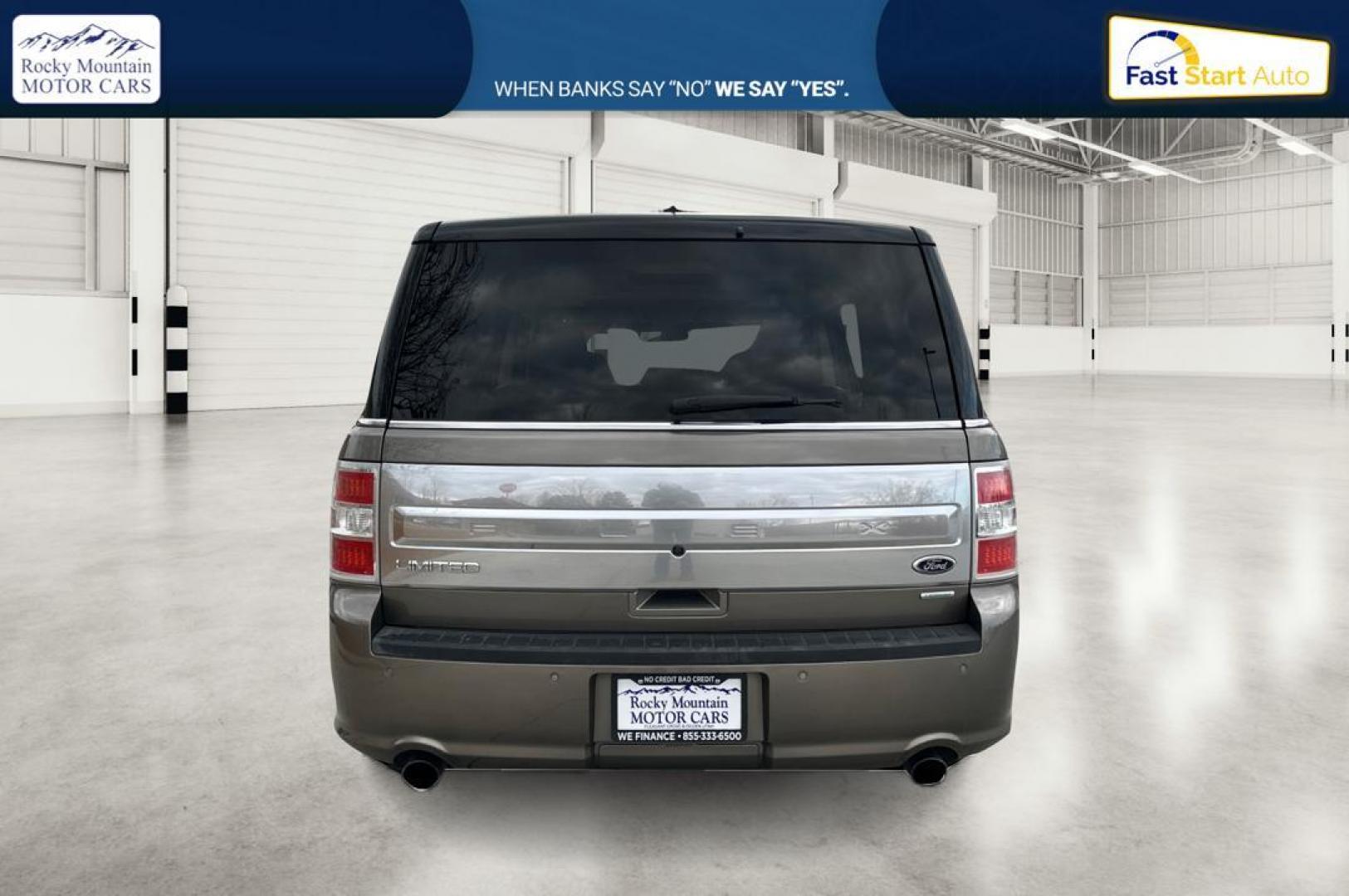 2013 Gray Ford Flex Limited AWD (2FMHK6DT0DB) with an 3.5L V6 DOHC 24V engine, 6-Speed Automatic Overdrive transmission, located at 7755 State Street, Midvale, UT, 84047, (801) 753-9063, 40.610329, -111.890656 - Photo#4