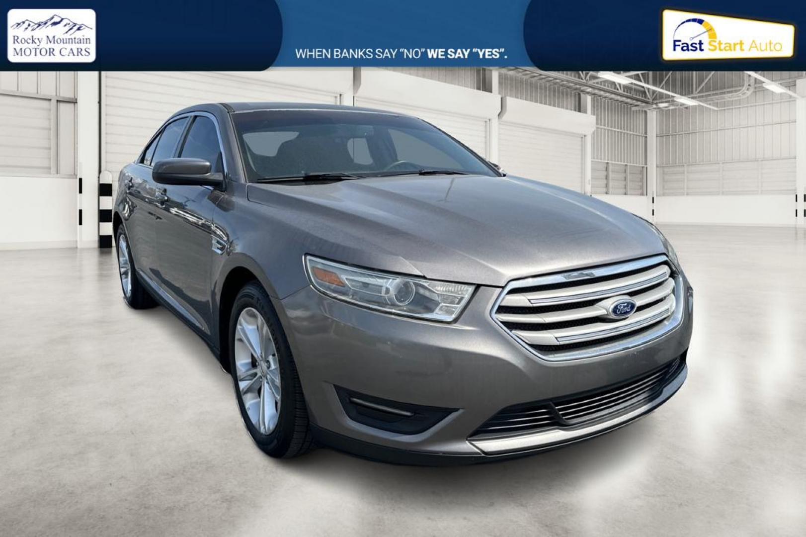 2013 Gray Ford Taurus SEL FWD (1FAHP2E87DG) with an 3.5L V6 DOHC 24V engine, 6-Speed Automatic transmission, located at 7755 State Street, Midvale, UT, 84047, (801) 753-9063, 40.610329, -111.890656 - Photo#0