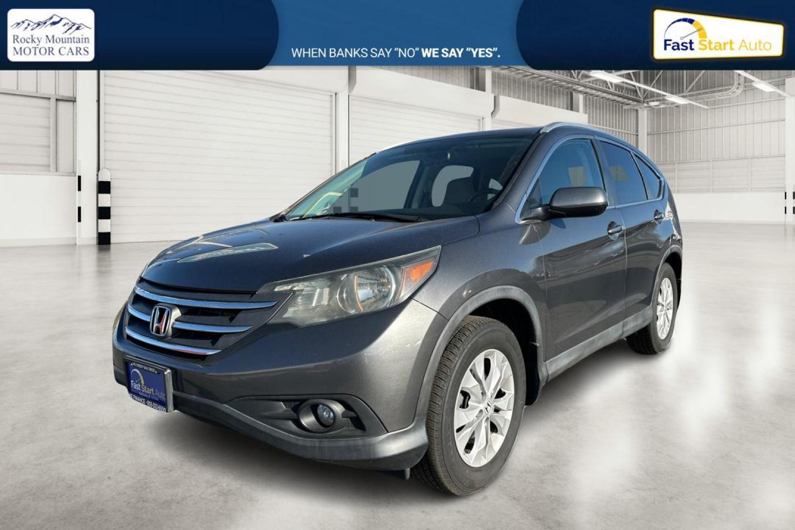 2013 Gray Honda CR-V EX-L 2WD 5-Speed AT (2HKRM3H74DH) with an 2.4L L4 DOHC 16V engine, 5-Speed Automatic transmission, located at 767 S State Road, Pleasant Grove, UT, 84062, (801) 785-1058, 40.354839, -111.736687 - Photo#8
