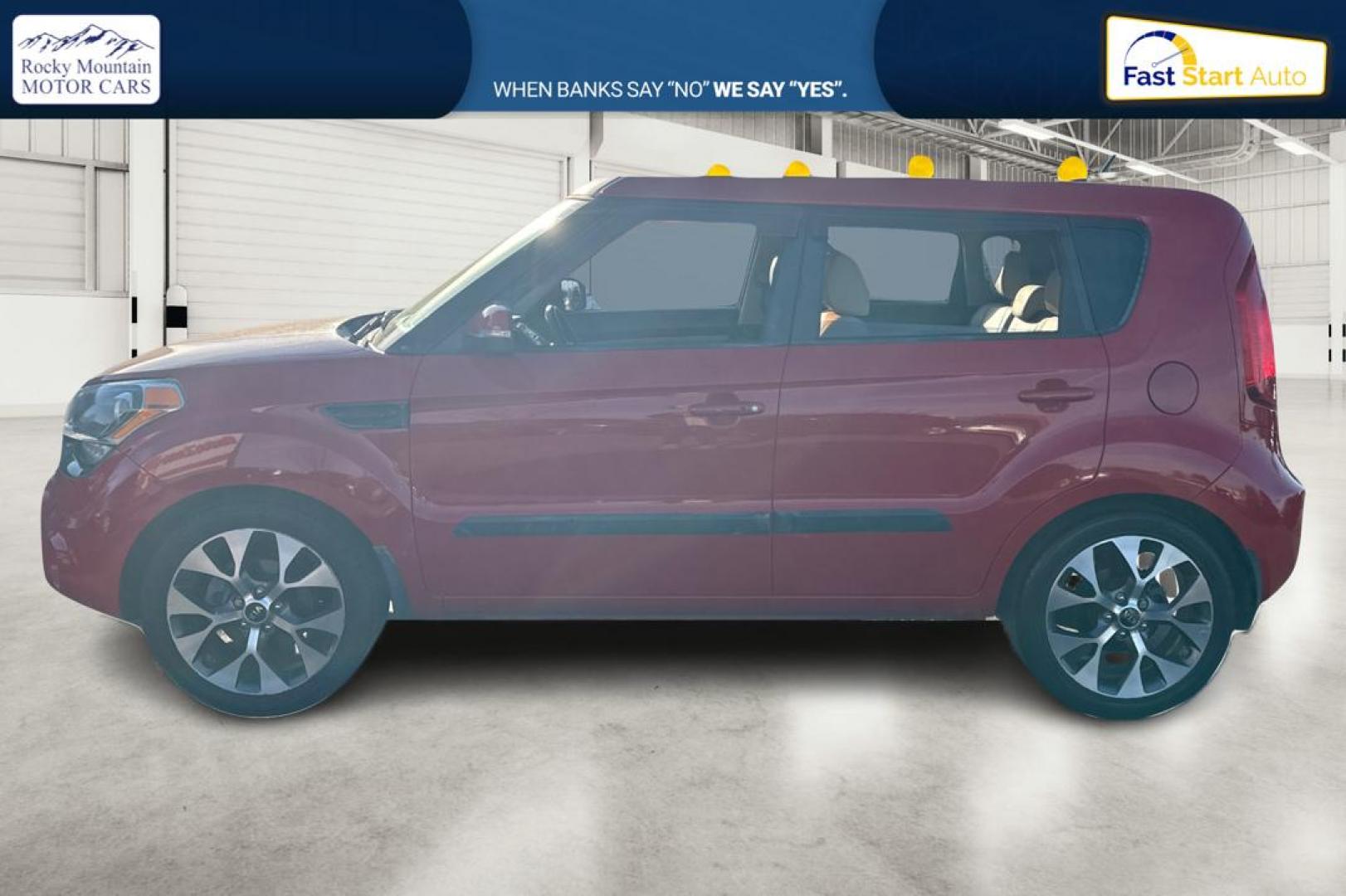 2013 Red Kia Soul ! (KNDJT2A69D7) with an 2.0L L4 DOHC 16V engine, Automatic, 6-Spd transmission, located at 7755 State Street, Midvale, UT, 84047, (801) 753-9063, 40.610329, -111.890656 - Photo#6