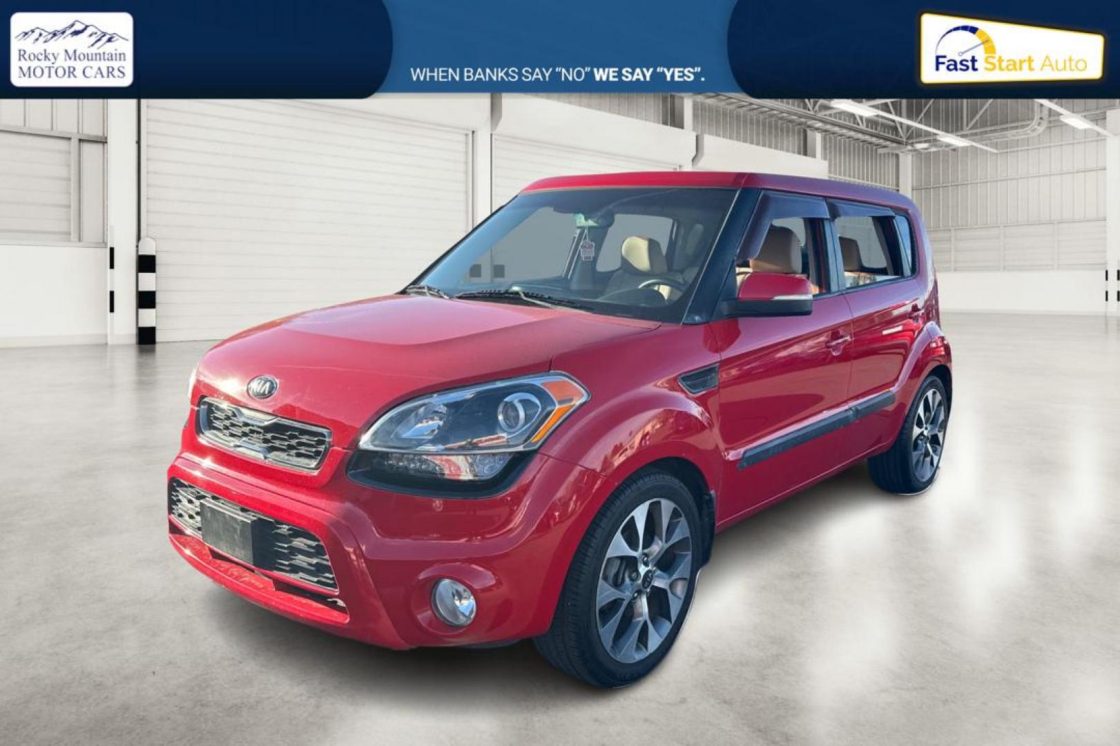 2013 Red Kia Soul ! (KNDJT2A69D7) with an 2.0L L4 DOHC 16V engine, Automatic, 6-Spd transmission, located at 7755 State Street, Midvale, UT, 84047, (801) 753-9063, 40.610329, -111.890656 - Photo#8