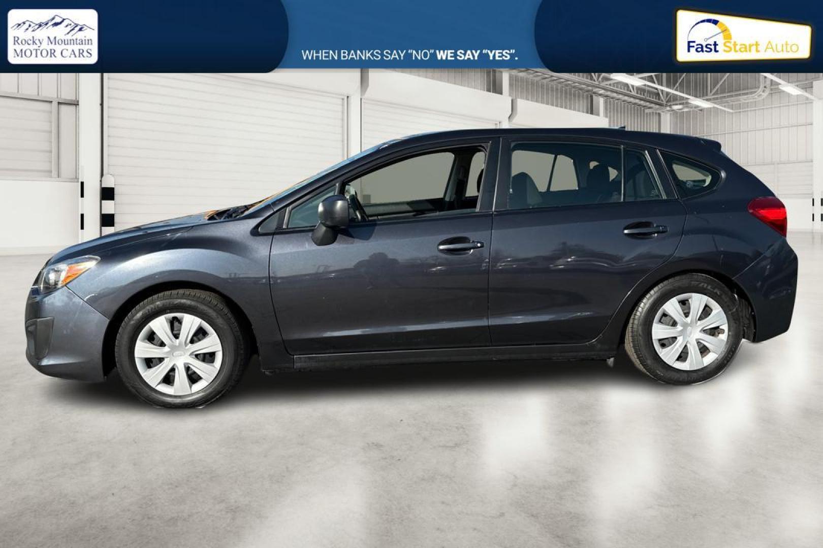 2013 Gray Subaru Impreza Base 5-Door (JF1GPAA63DG) with an 2.0L H4 DOHC 16V engine, Continuously Variable Transmission transmission, located at 7755 State Street, Midvale, UT, 84047, (801) 753-9063, 40.610329, -111.890656 - Photo#6