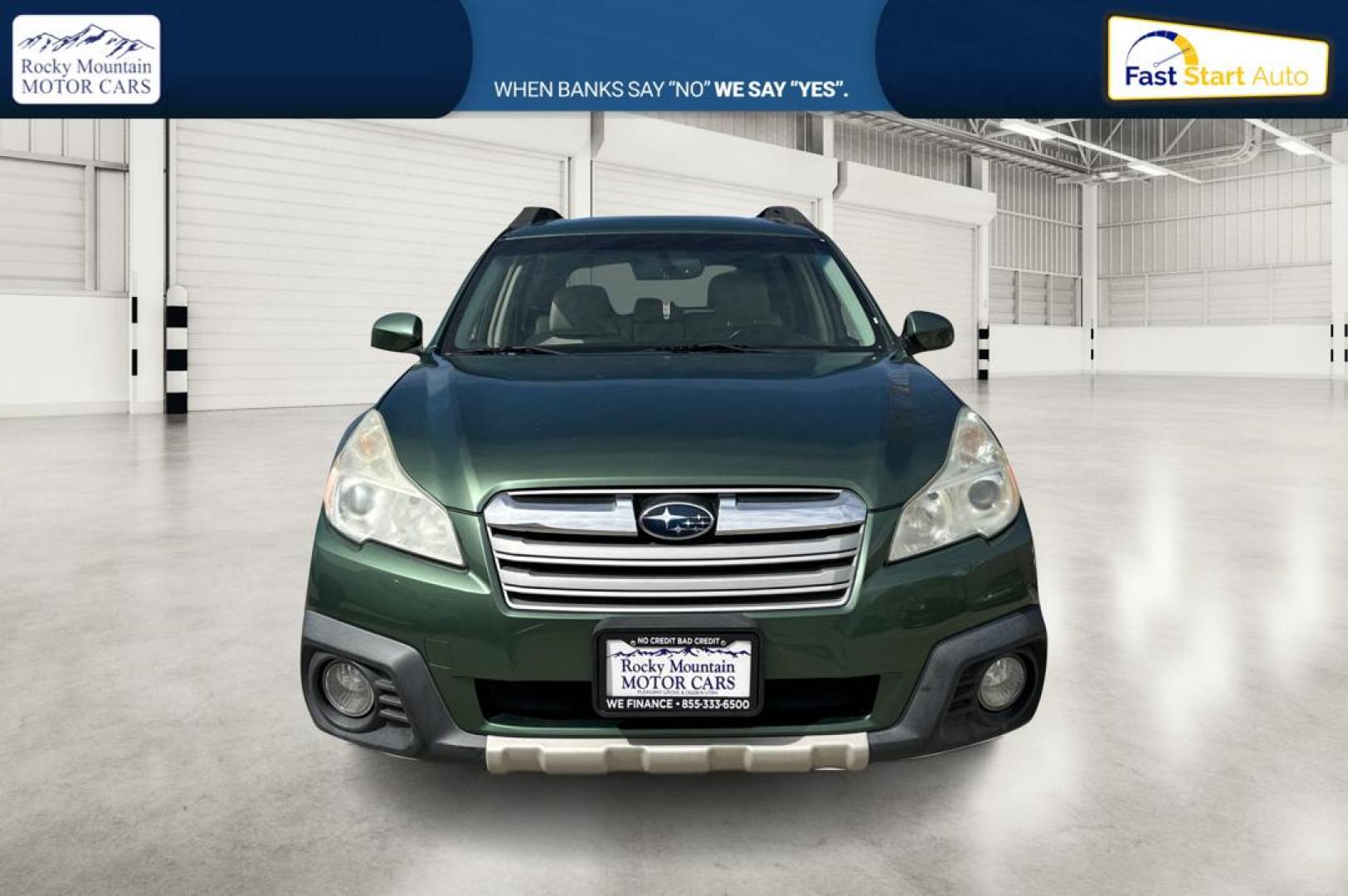 2013 Green Subaru Outback 2.5i Limited (4S4BRBKC6D3) with an 2.5L H4 DOHC 16V engine, Automatic, CVT w/Manual Mode transmission, located at 767 S State Road, Pleasant Grove, UT, 84062, (801) 785-1058, 40.354839, -111.736687 - Photo#9