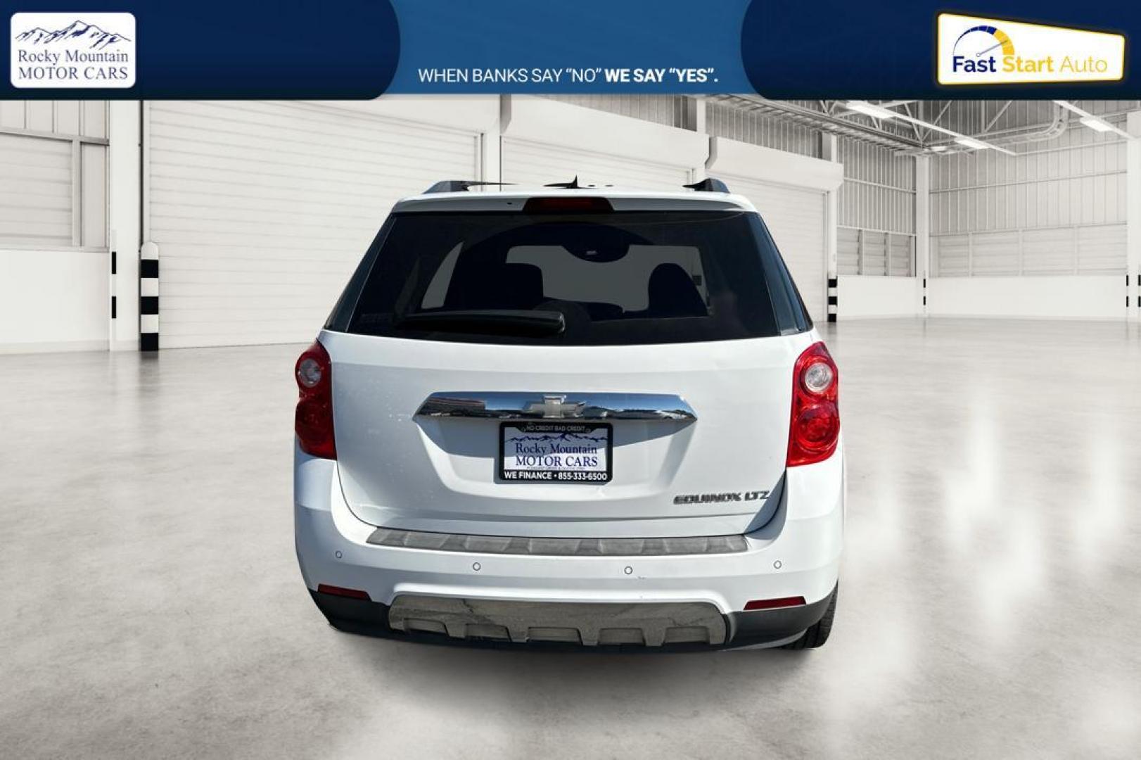 2014 White Chevrolet Equinox LTZ 2WD (2GNALDEK3E6) with an 2.4L L4 DOHC 16V engine, 6-Speed Automatic transmission, located at 7755 State Street, Midvale, UT, 84047, (801) 753-9063, 40.610329, -111.890656 - Photo#4