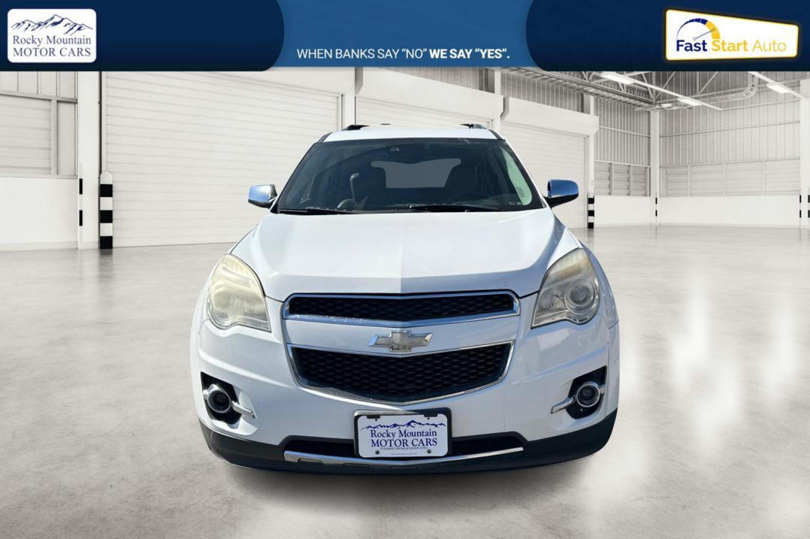 2014 White Chevrolet Equinox LTZ 2WD (2GNALDEK3E6) with an 2.4L L4 DOHC 16V engine, 6-Speed Automatic transmission, located at 7755 State Street, Midvale, UT, 84047, (801) 753-9063, 40.610329, -111.890656 - Photo#9