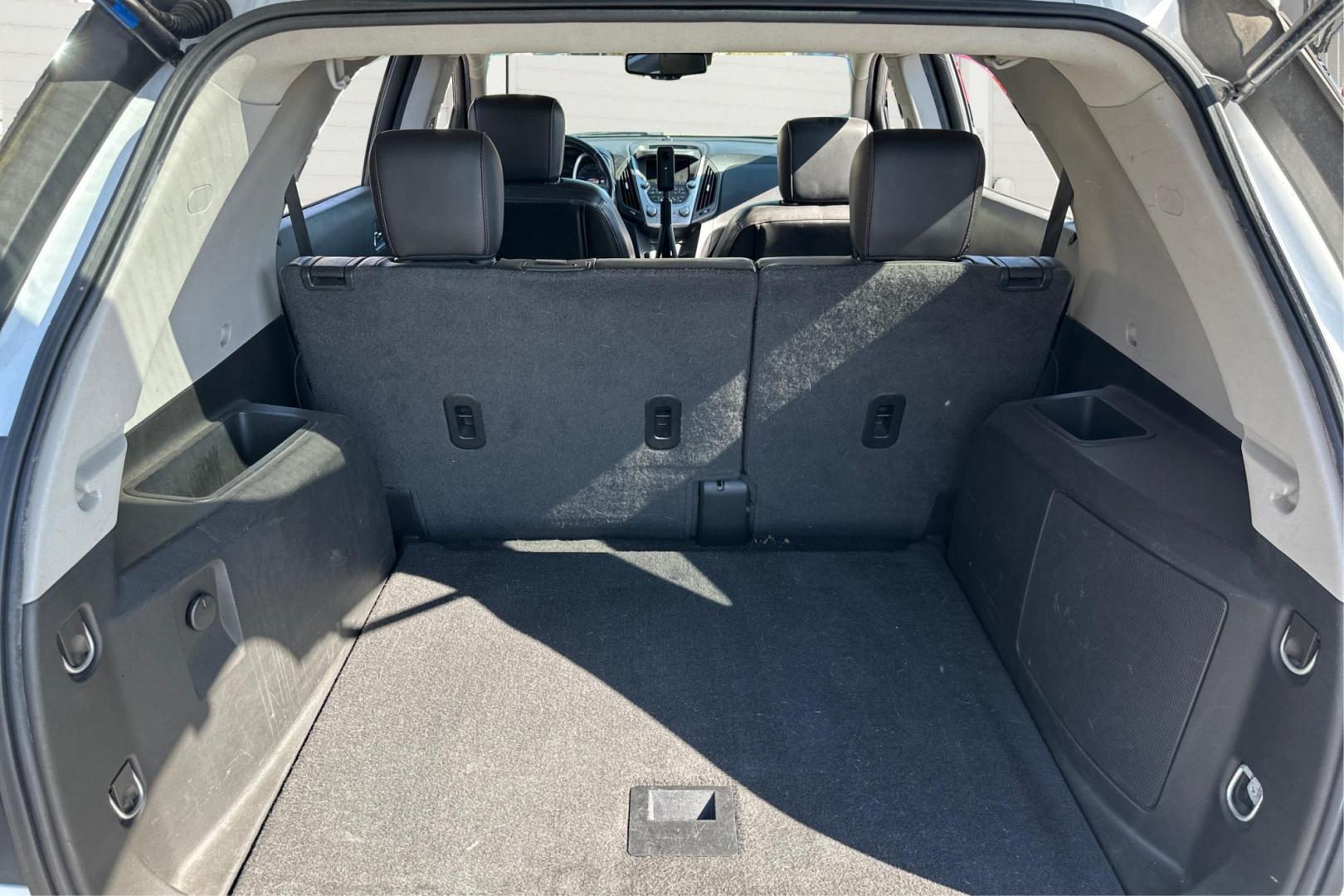 2014 White Chevrolet Equinox LTZ 2WD (2GNALDEK3E6) with an 2.4L L4 DOHC 16V engine, 6-Speed Automatic transmission, located at 7755 State Street, Midvale, UT, 84047, (801) 753-9063, 40.610329, -111.890656 - Photo#13