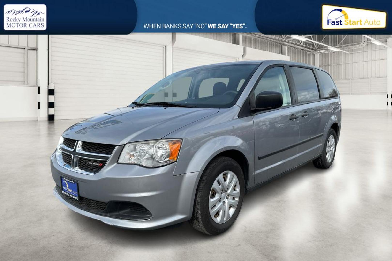 2014 Silver Dodge Grand Caravan SE (2C4RDGBG8ER) with an 3.6L V6 DOHC 24V engine, 6-Speed Automatic transmission, located at 344 S Washington Blvd, Ogden, UT, 84404, (801) 399-1799, 41.255482, -111.970848 - Photo#8