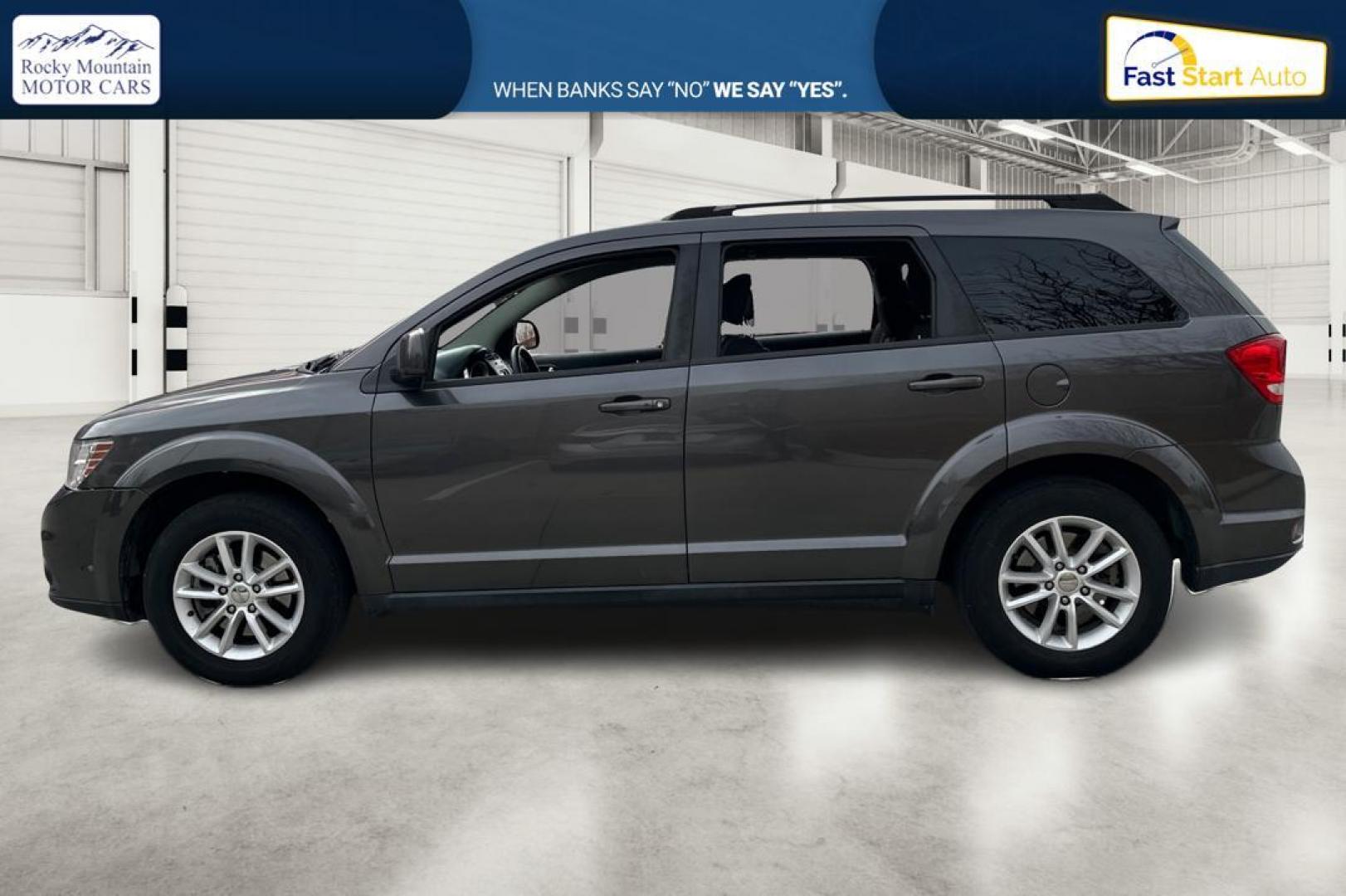 2014 Gray Dodge Journey SXT (3C4PDCBB6ET) with an 2.4L L6 DOHC 16V engine, 4-Speed Automatic transmission, located at 7755 State Street, Midvale, UT, 84047, (801) 753-9063, 40.610329, -111.890656 - Photo#6